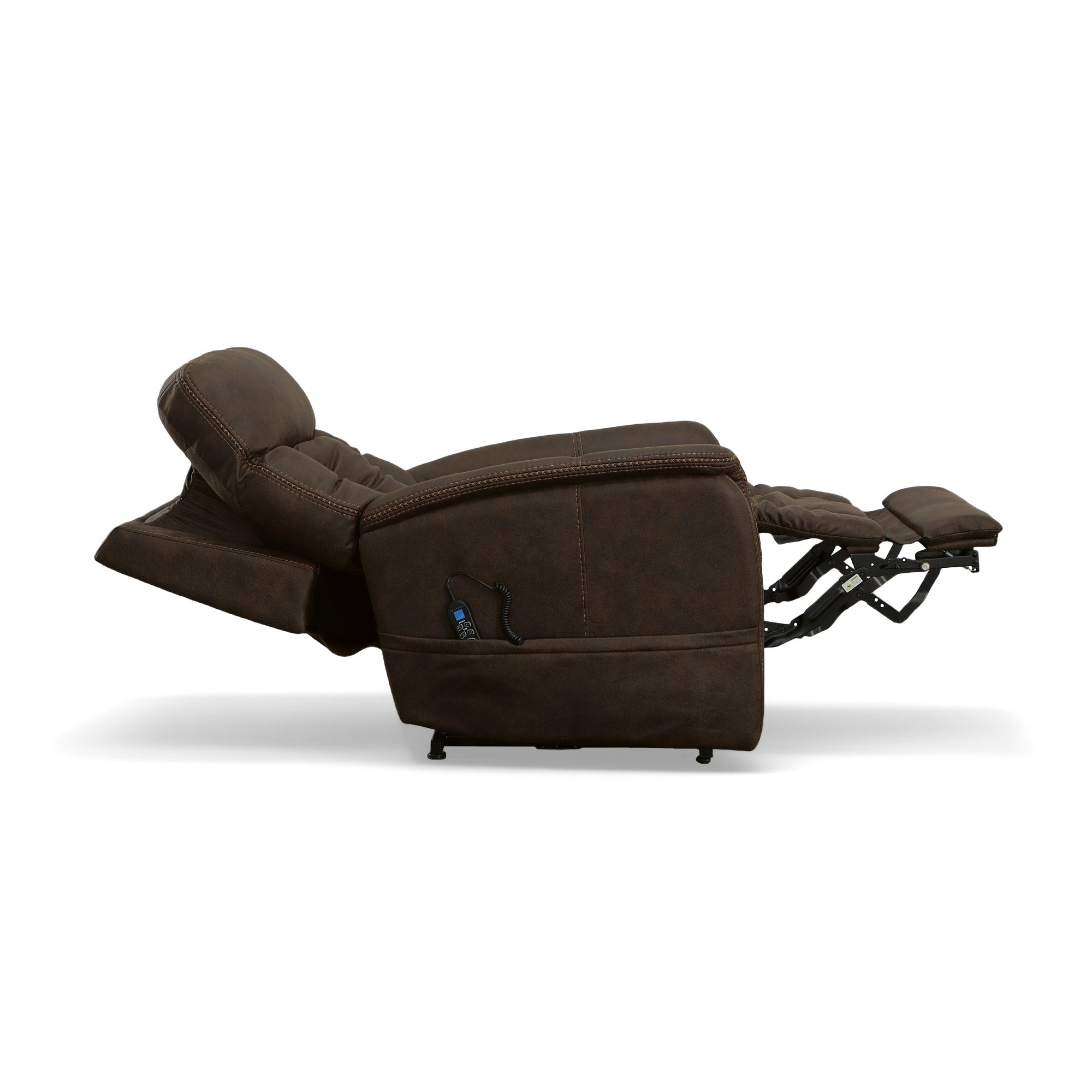 Atlas Walnut Fabric Power Lift Recliner with Power Headrest & Lumbar 13 Atlas Walnut Fabric Power Lift Recliner with Power Headrest & Lumbar
