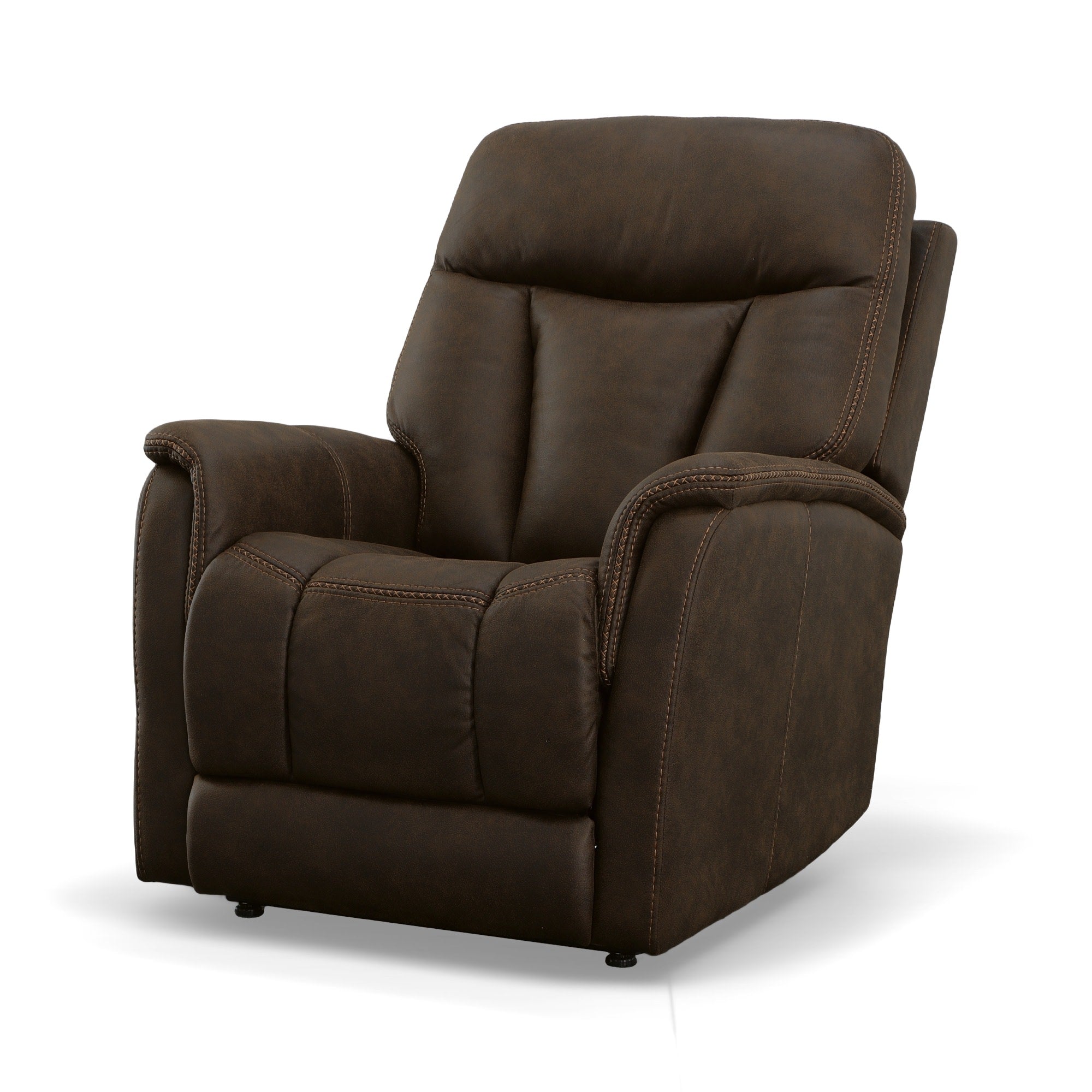 Atlas Walnut Fabric Power Lift Recliner with Power Headrest & Lumbar 7 Atlas Walnut Fabric Power Lift Recliner with Power Headrest & Lumbar