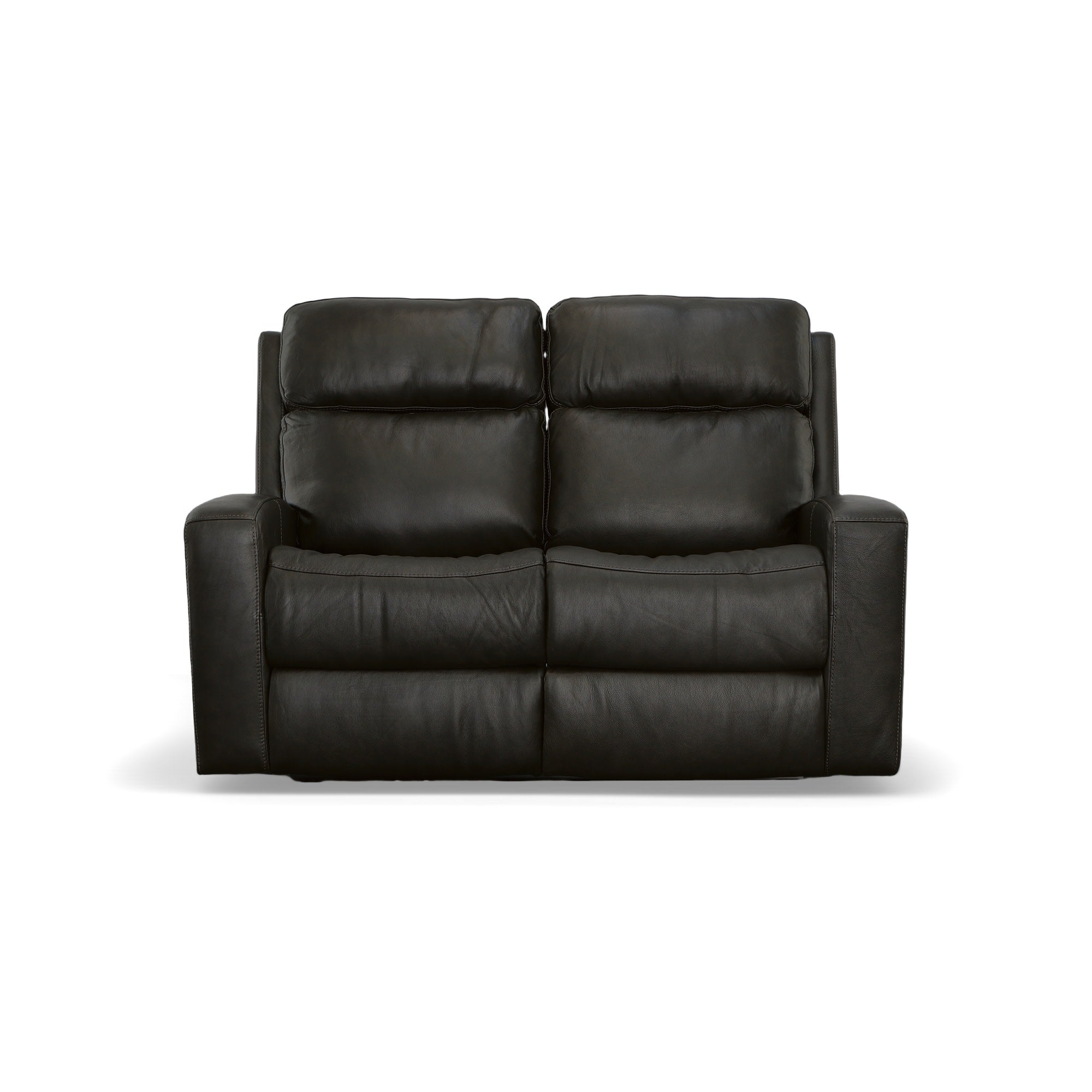 Cody Shadow Leather Power Reclining Loveseat with Power Headrests 3 Cody Shadow Leather Power Reclining Loveseat with Power Headrests