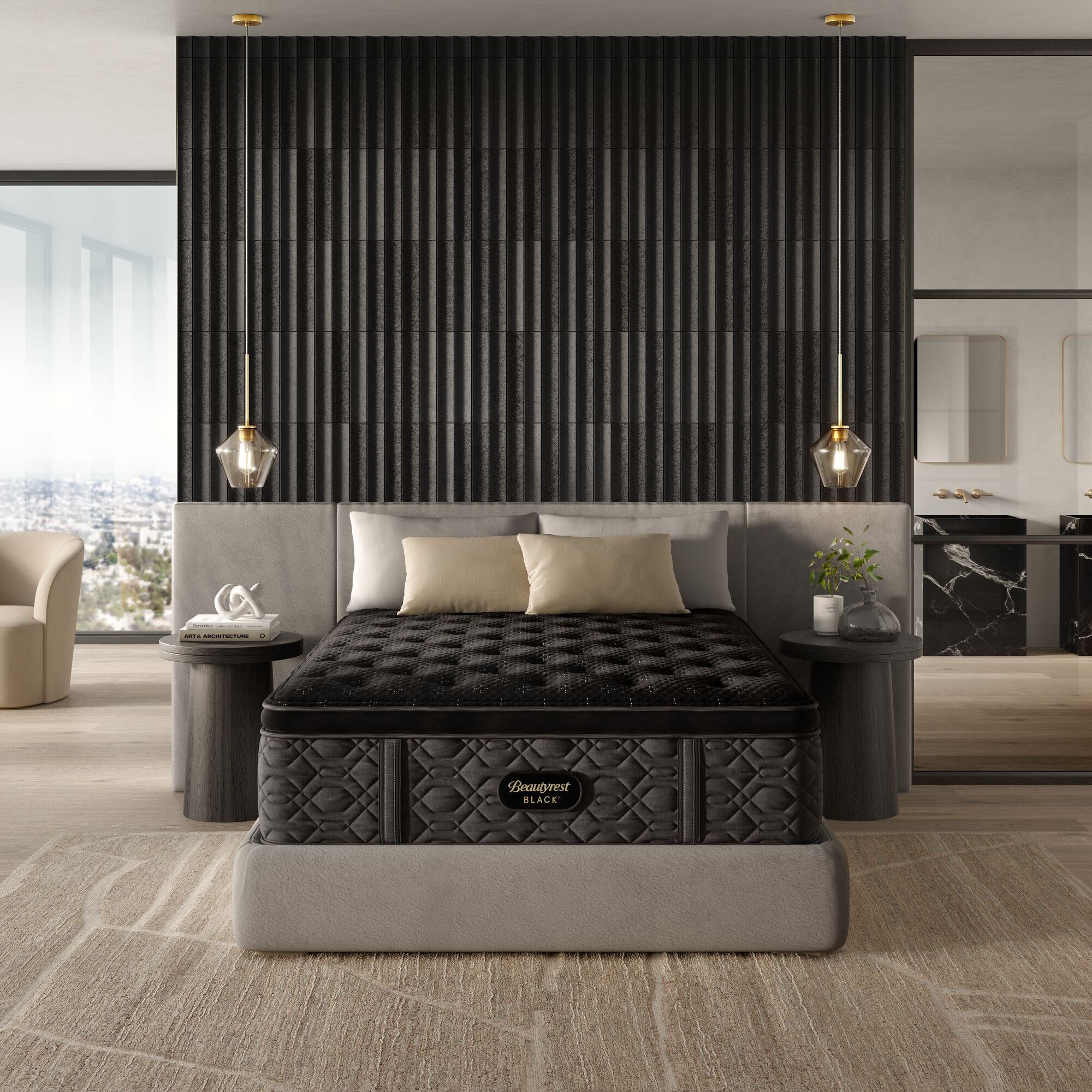 King Size Beautyrest Black Series 3 Medium Pillowtop Mattress