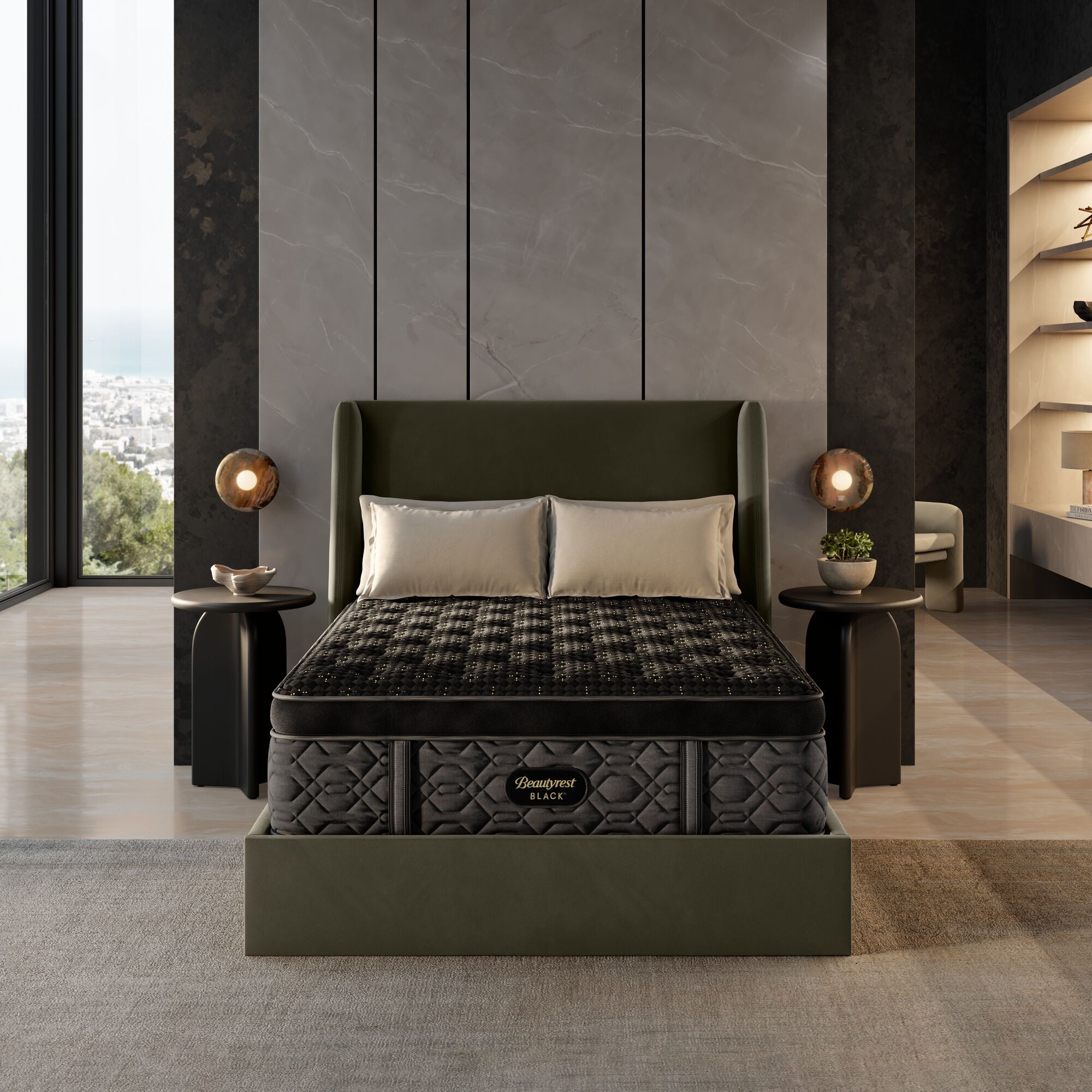 King Size Beautyrest Black Series 4 Plush Summit Pillowtop Mattress