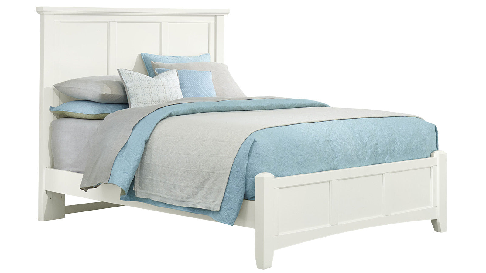 King Size Bonanza White Bed Frame