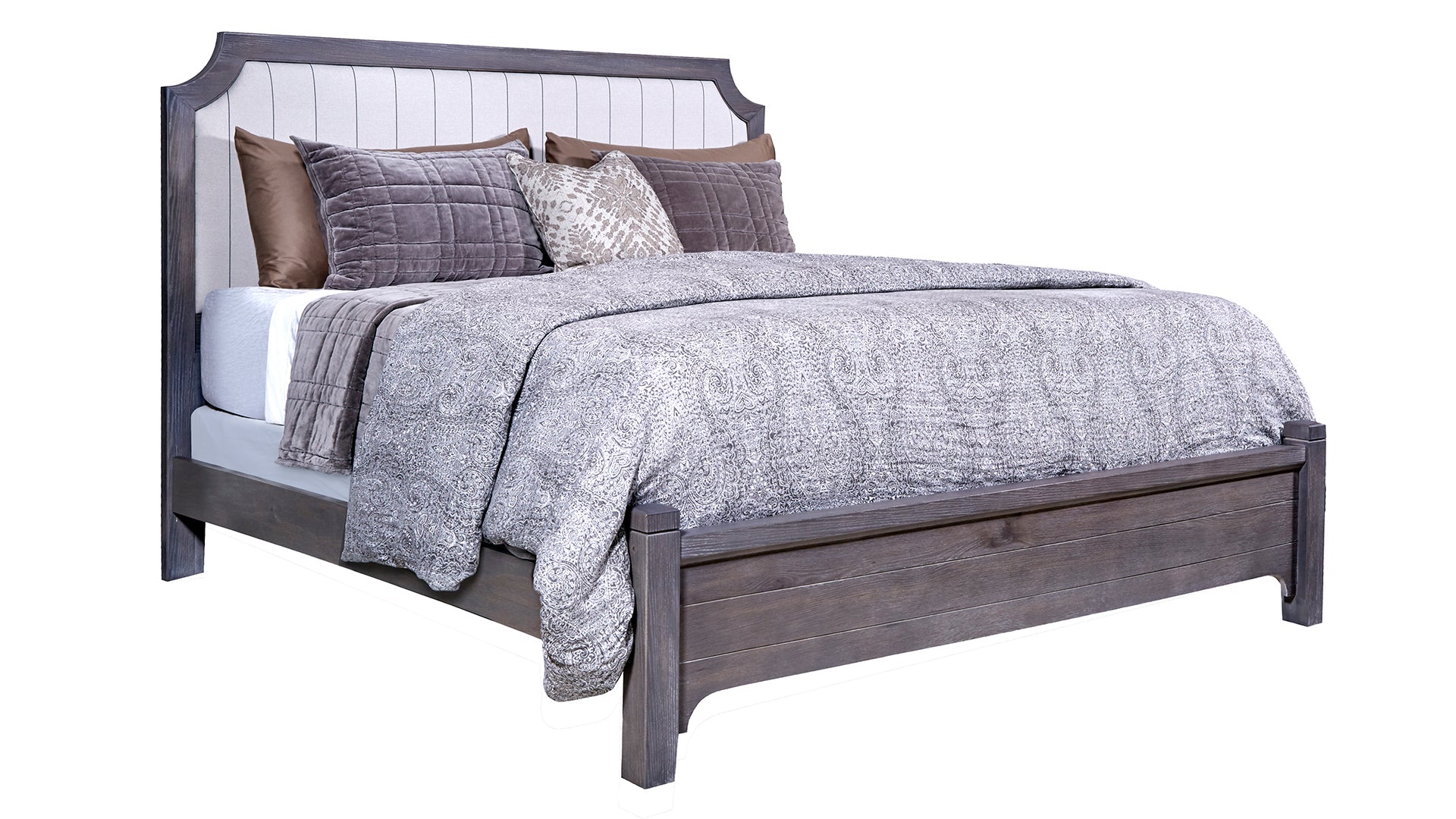 King Size Folkstone Gray Bed Frame