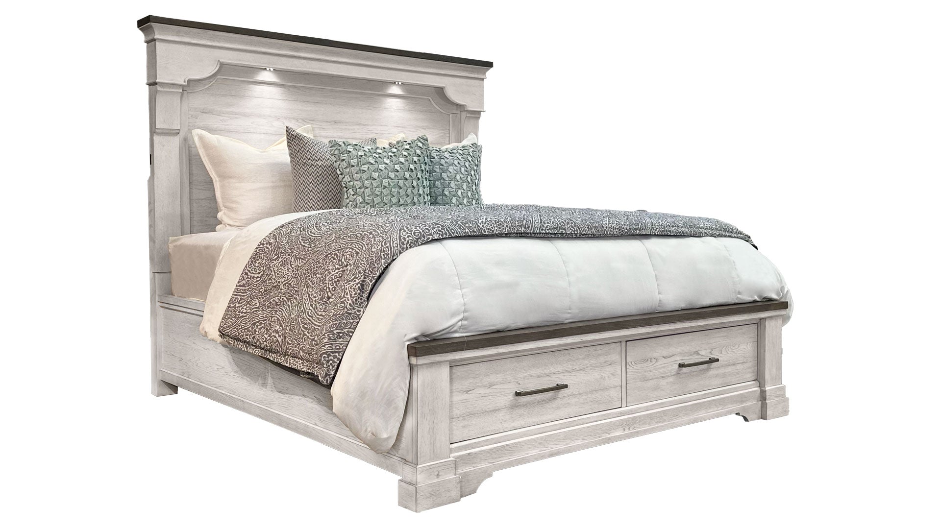 King Size High Plains Storage Bed Frame