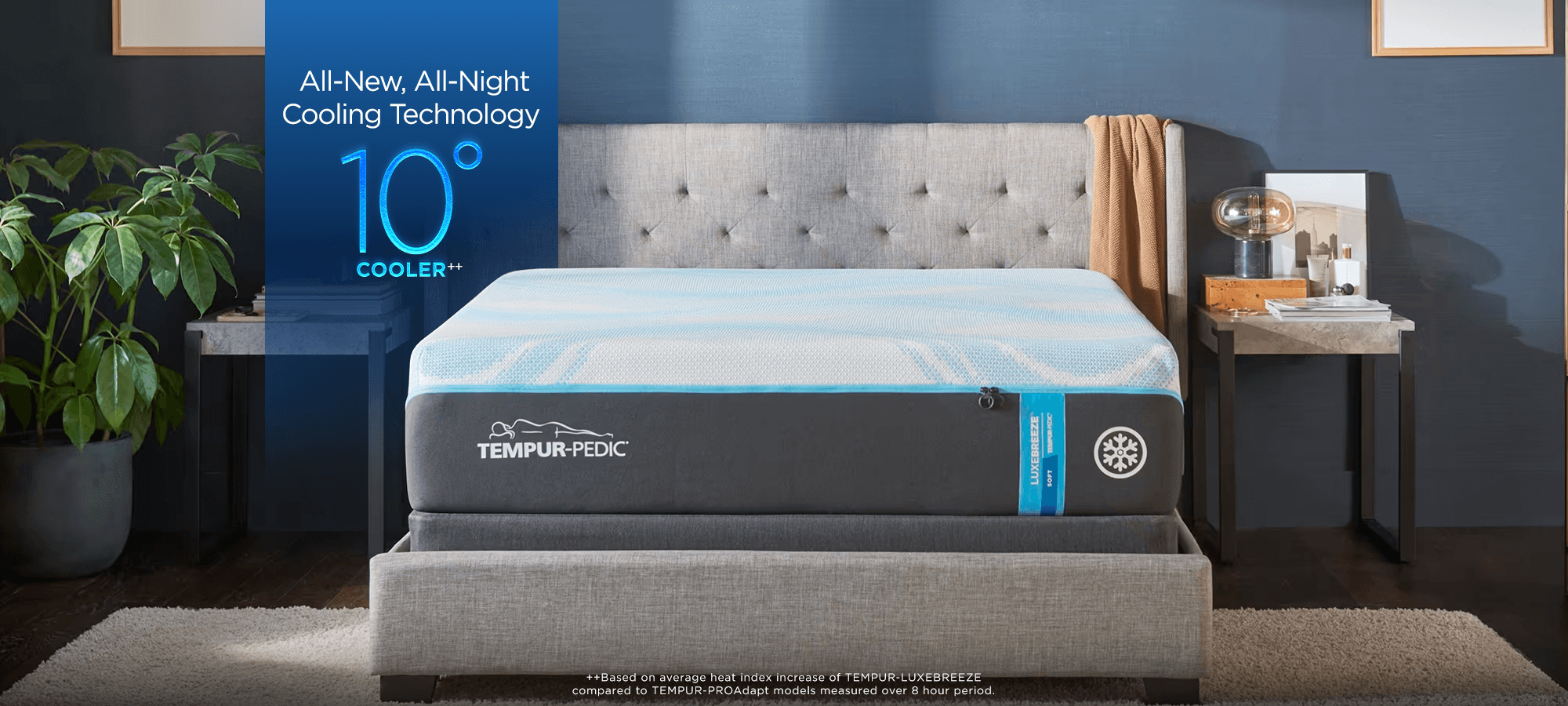 King Size Luxe Breeze 2.0 Soft Mattress - Tempur-Pedic