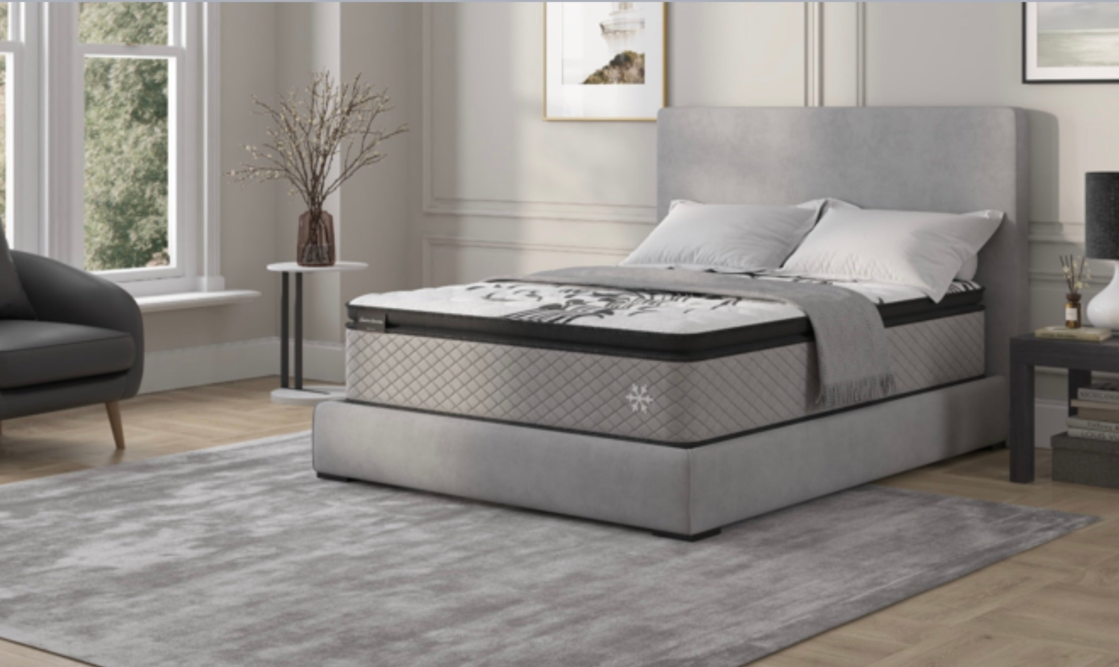 King Size Mattress Macks-Effort Pillowtop Mattress