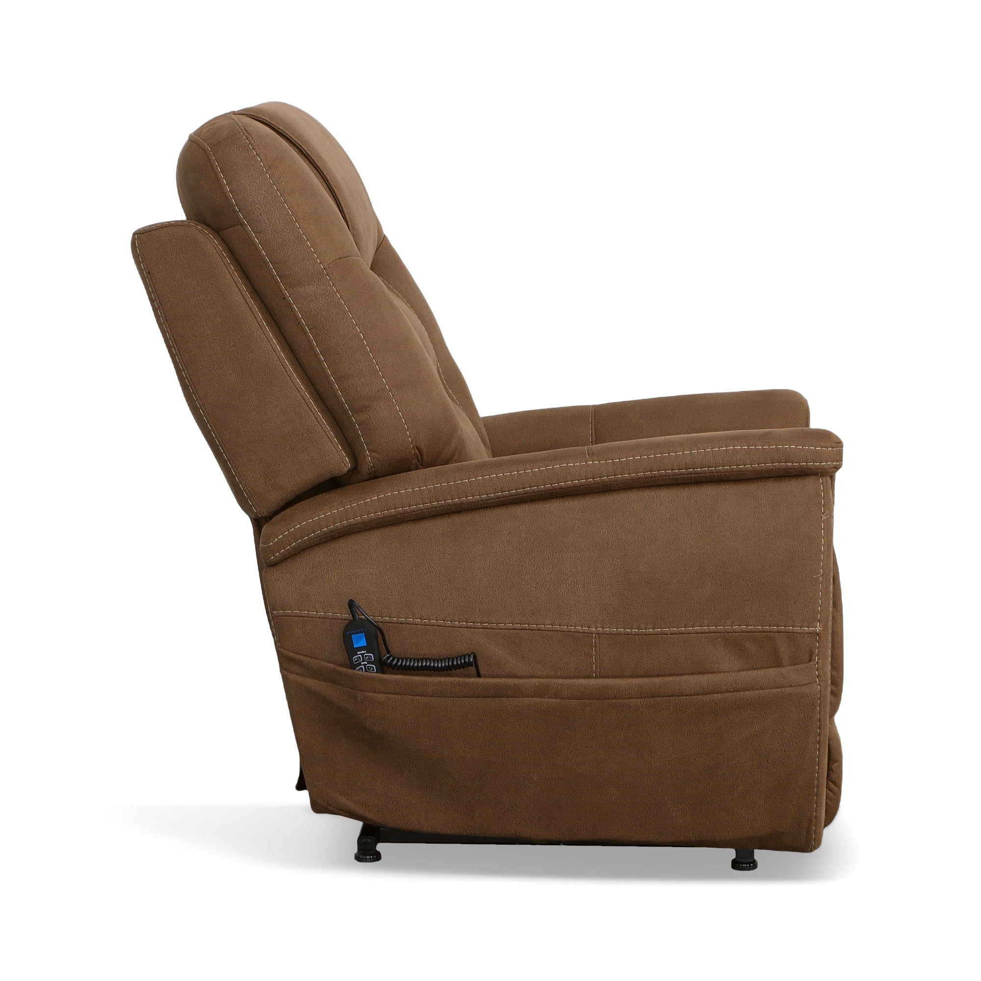 Shaw Russet Fabric Power Lift Recliner with Power Headrest & Lumbar 4 Shaw Russet Fabric Power Lift Recliner with Power Headrest & Lumbar