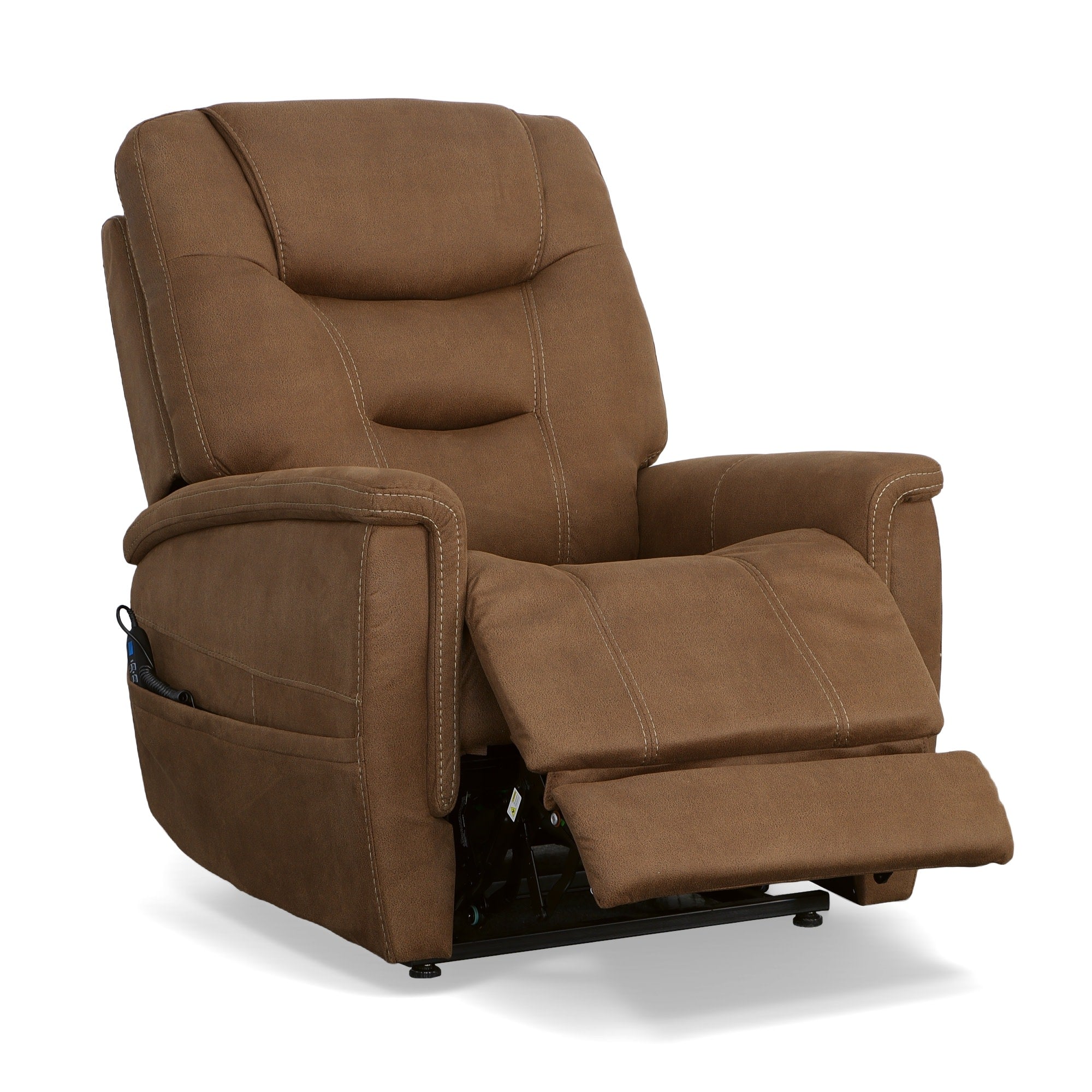 Shaw Russet Fabric Power Lift Recliner with Power Headrest & Lumbar 6 Shaw Russet Fabric Power Lift Recliner with Power Headrest & Lumbar
