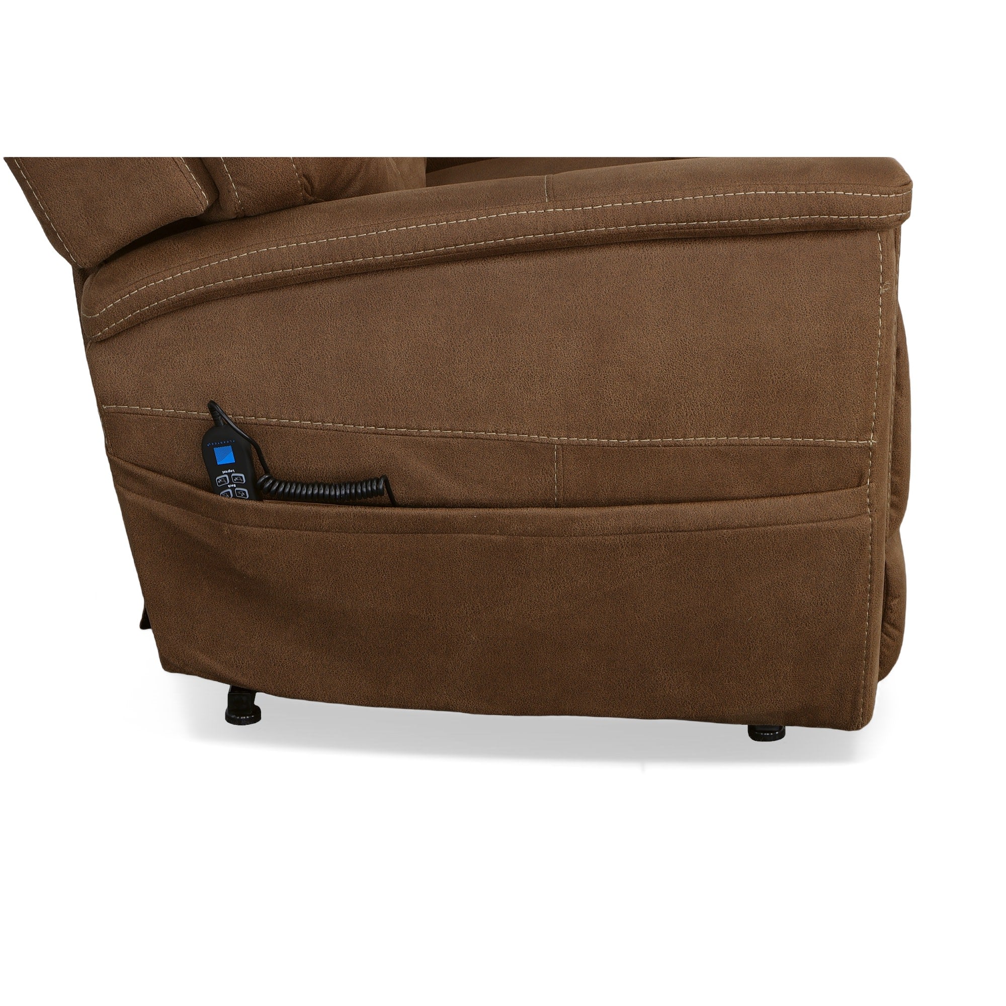 Shaw Russet Fabric Power Lift Recliner with Power Headrest & Lumbar 7 Shaw Russet Fabric Power Lift Recliner with Power Headrest & Lumbar