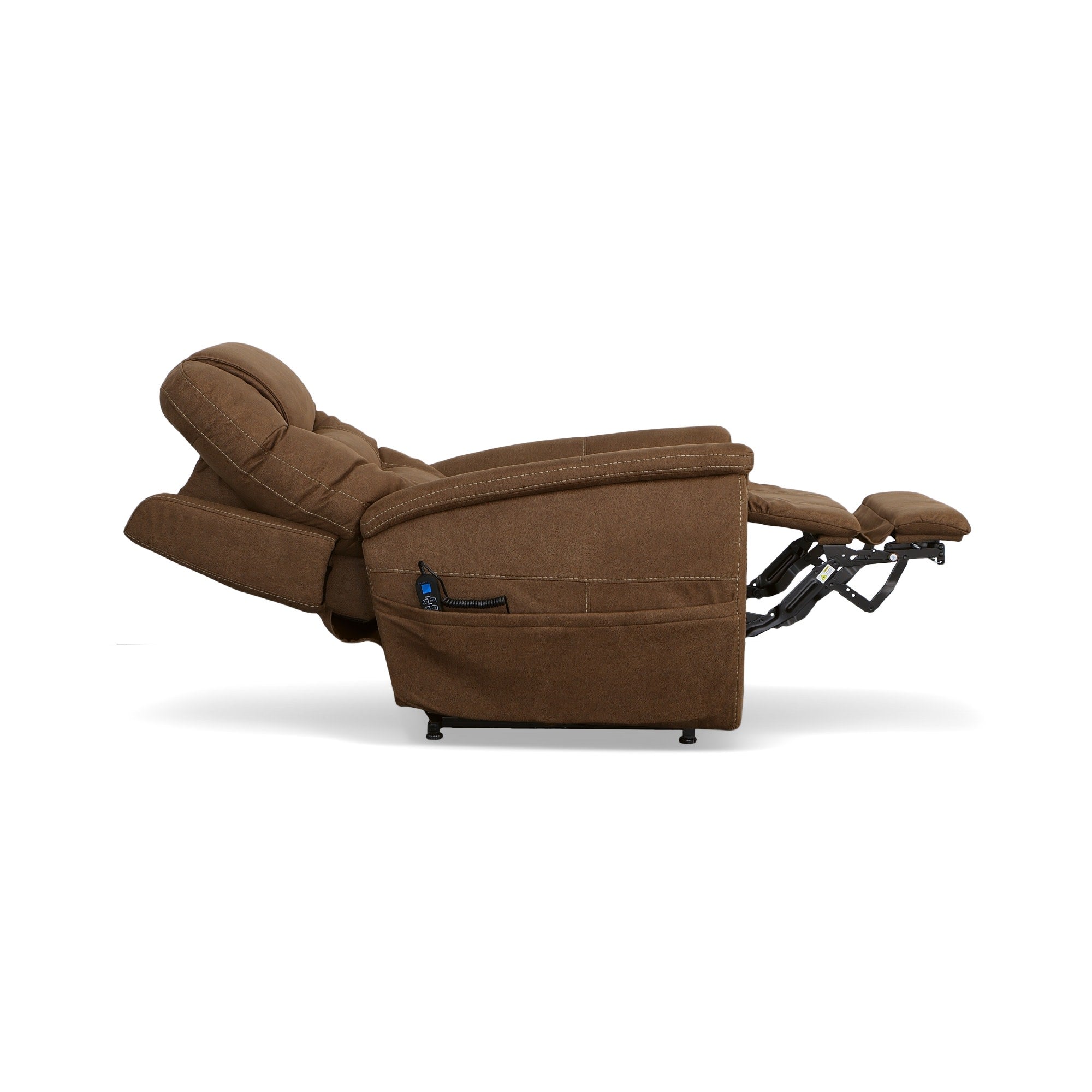 Shaw Russet Fabric Power Lift Recliner with Power Headrest & Lumbar 8 Shaw Russet Fabric Power Lift Recliner with Power Headrest & Lumbar