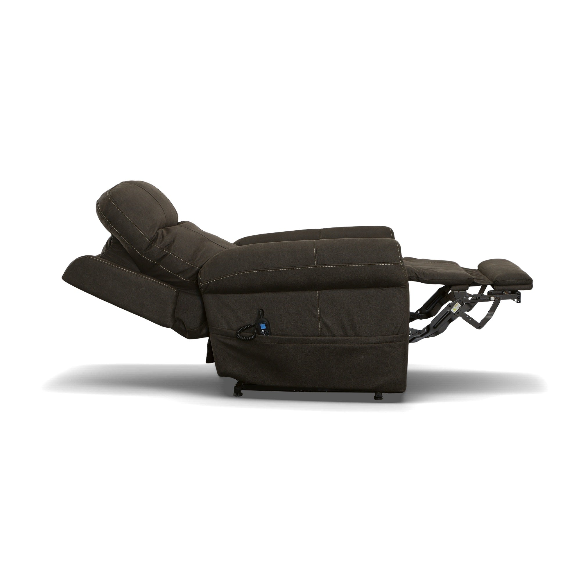 Jenkins Bark Fabric Power Lift Recliner with Right-Hand Control & Power Headrest 11 Jenkins Bark Fabric Power Lift Recliner with Right-Hand Control & Power Headrest