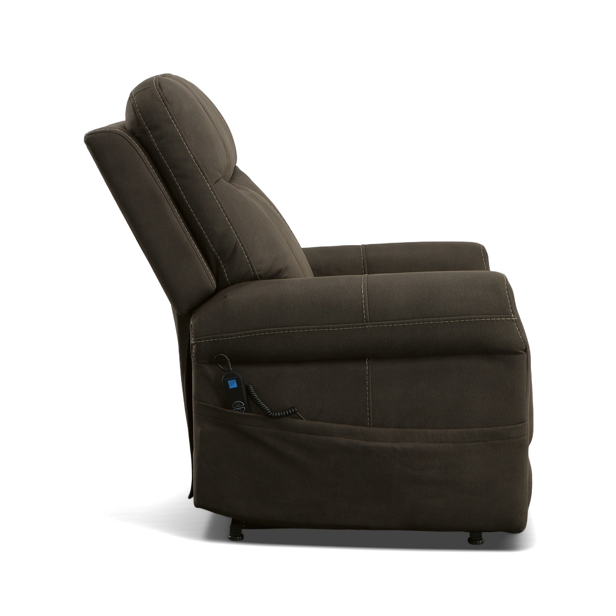 Jenkins Bark Fabric Power Lift Recliner with Right-Hand Control & Power Headrest 5 Jenkins Bark Fabric Power Lift Recliner with Right-Hand Control & Power Headrest