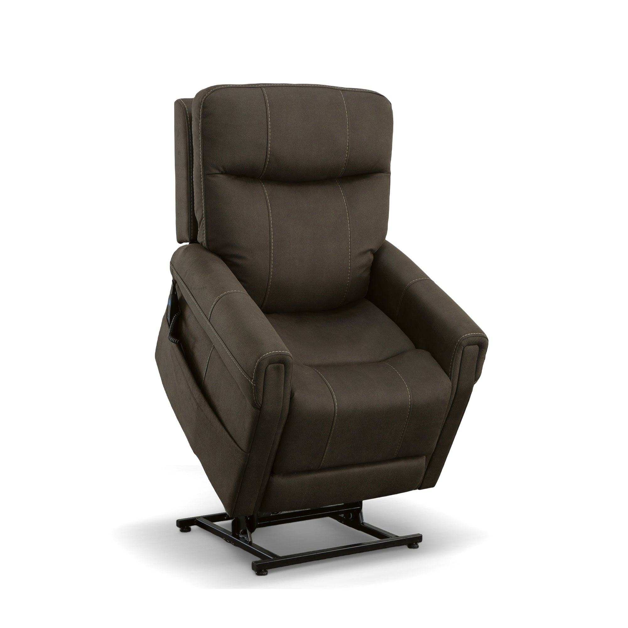Jenkins Bark Fabric Power Lift Recliner with Right-Hand Control & Power Headrest 7 Jenkins Bark Fabric Power Lift Recliner with Right-Hand Control & Power Headrest