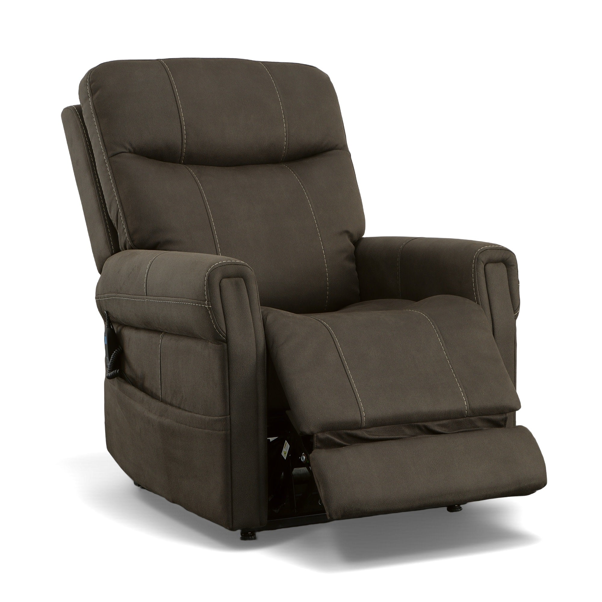 Jenkins Bark Fabric Power Lift Recliner with Right-Hand Control & Power Headrest 8 Jenkins Bark Fabric Power Lift Recliner with Right-Hand Control & Power Headrest