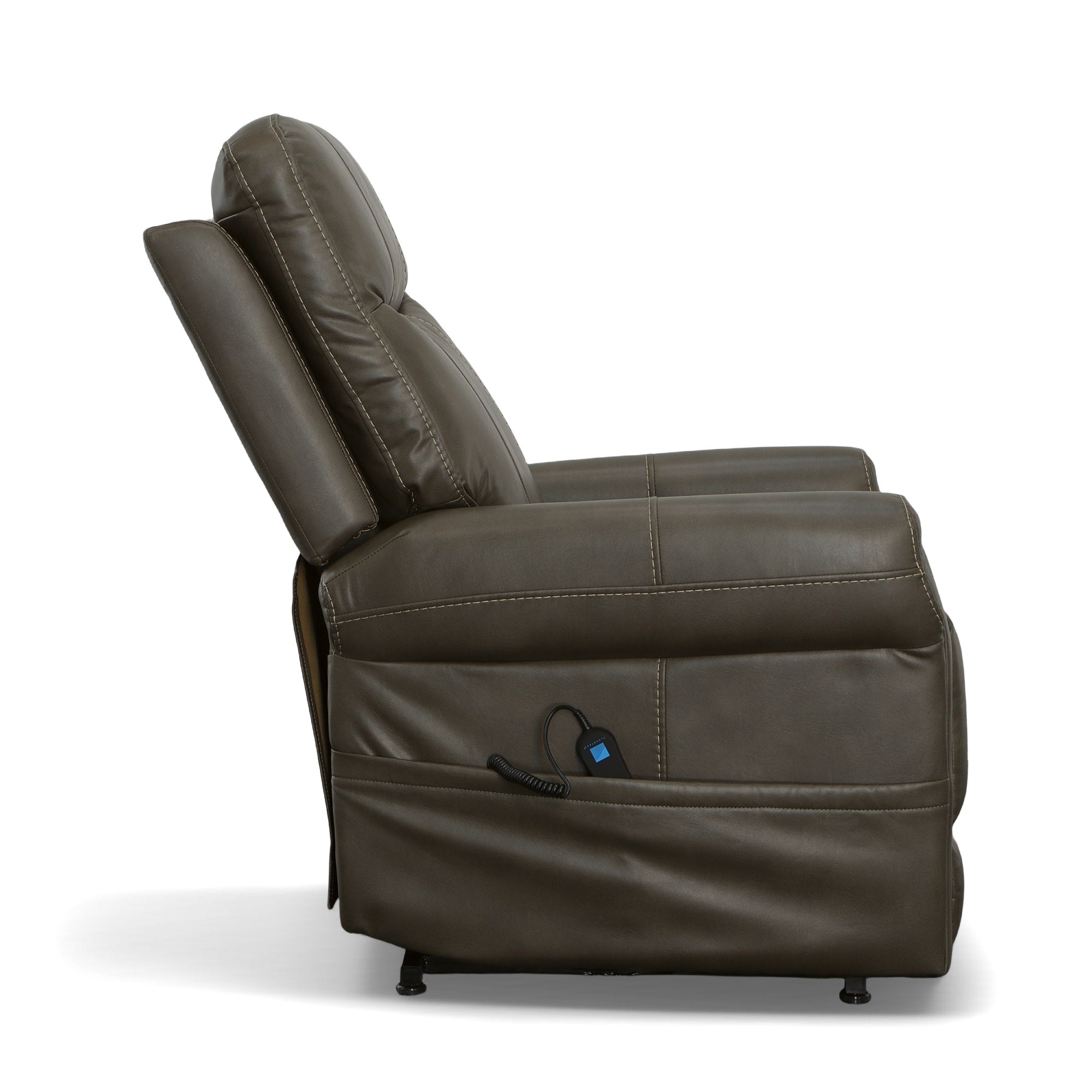 Jenkins Driftwood Fabric Power Lift Recliner with Right-Hand Control & Power Headrest 4 Jenkins Driftwood Fabric Power Lift Recliner with Right-Hand Control & Power Headrest