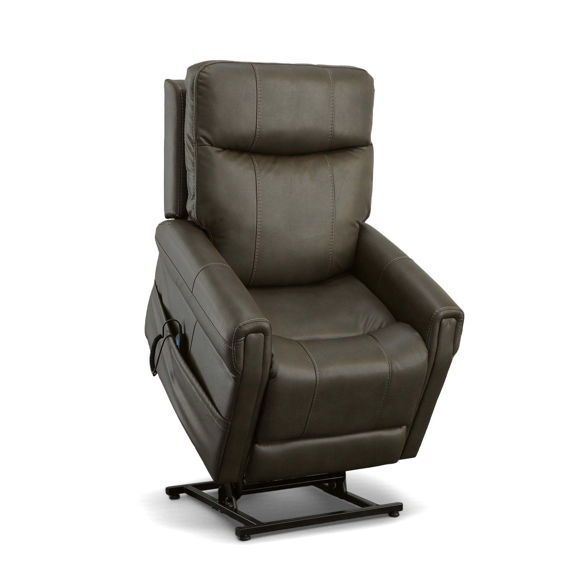 Jenkins Driftwood Fabric Power Lift Recliner with Right-Hand Control & Power Headrest 6 Jenkins Driftwood Fabric Power Lift Recliner with Right-Hand Control & Power Headrest