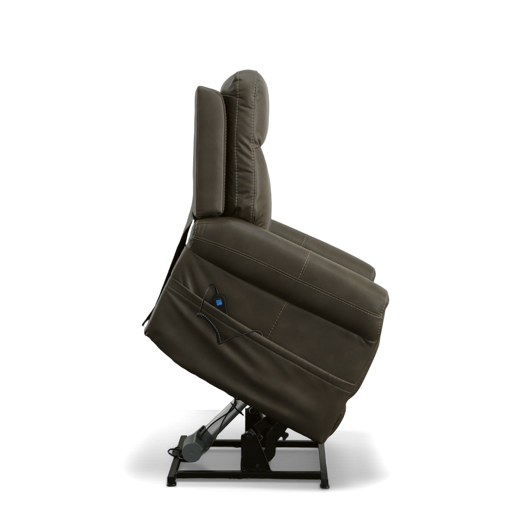 Jenkins Driftwood Fabric Power Lift Recliner with Right-Hand Control & Power Headrest 9 Jenkins Driftwood Fabric Power Lift Recliner with Right-Hand Control & Power Headrest