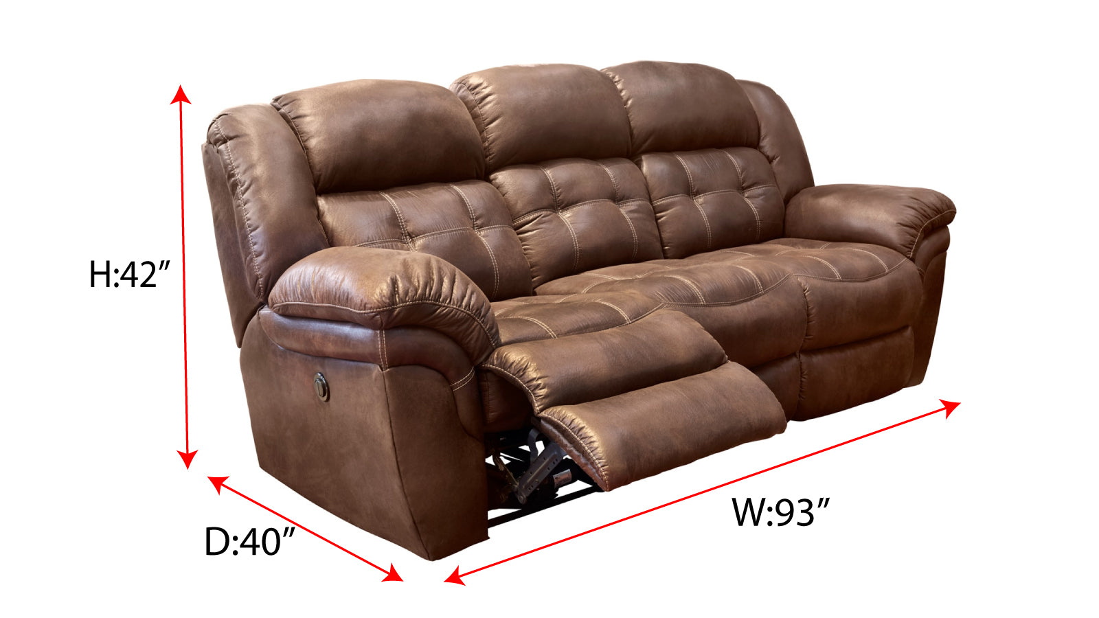 Marcelina Espresso Manual Reclining Sofa 5 Marcelina Espresso Manual Reclining Sofa