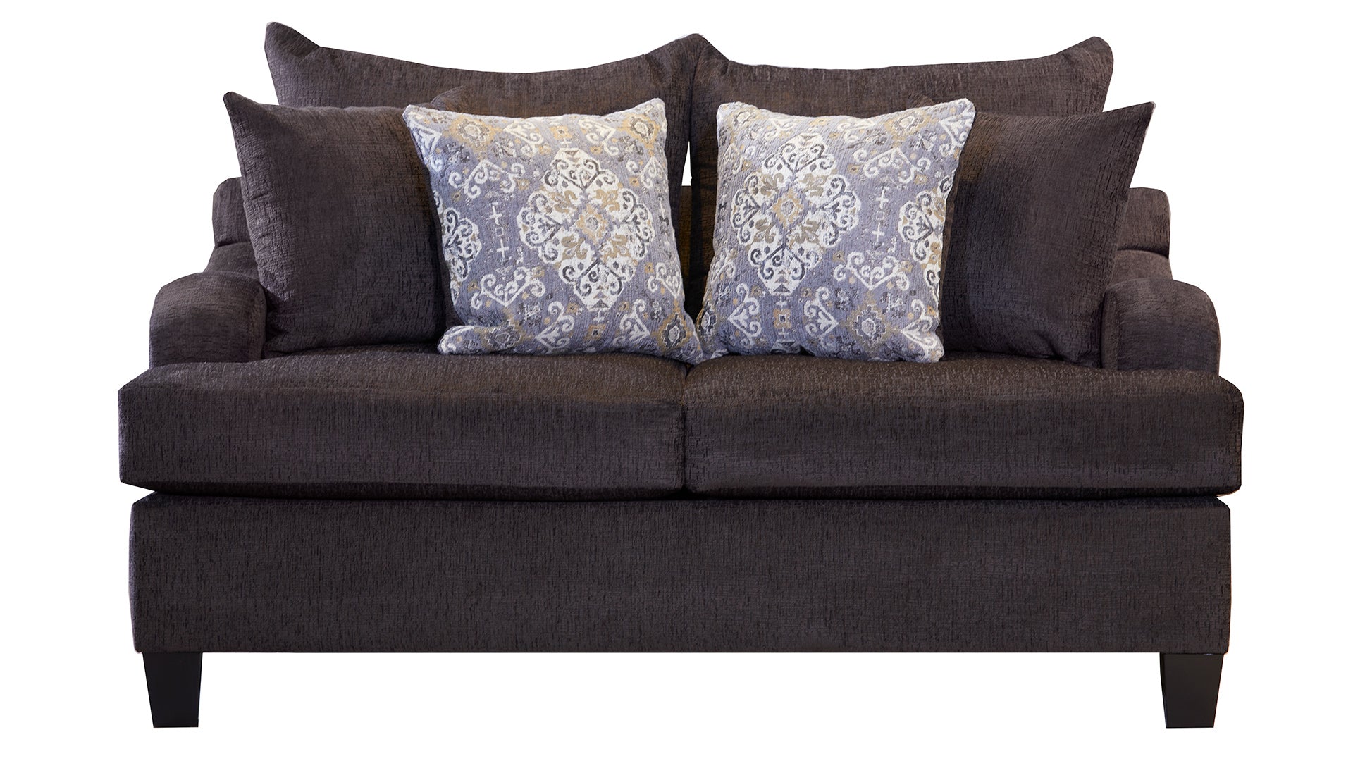 Maroni Chocolate Loveseat