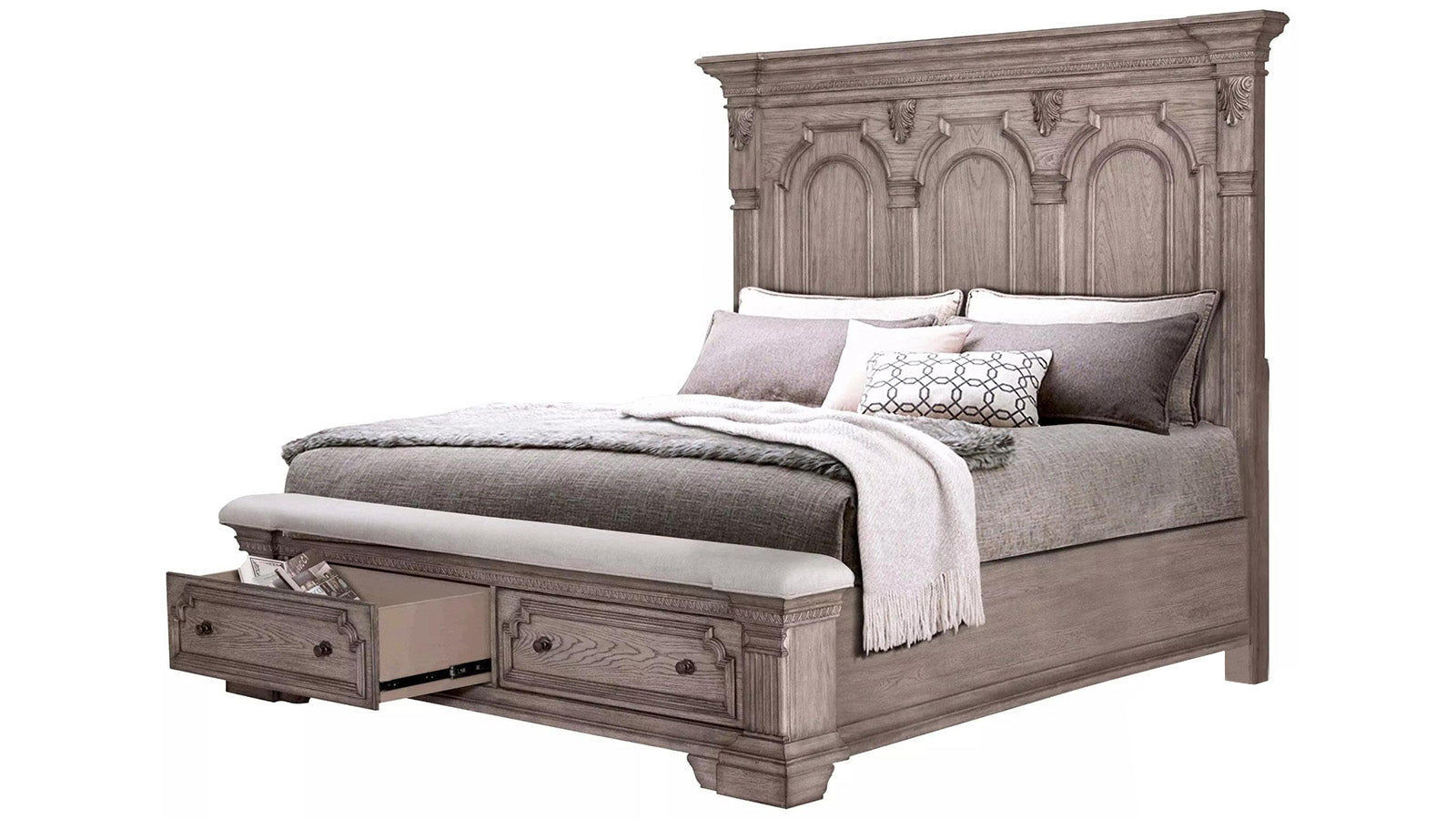 MONTCLAIR QUEEN PANEL STORAGE BED