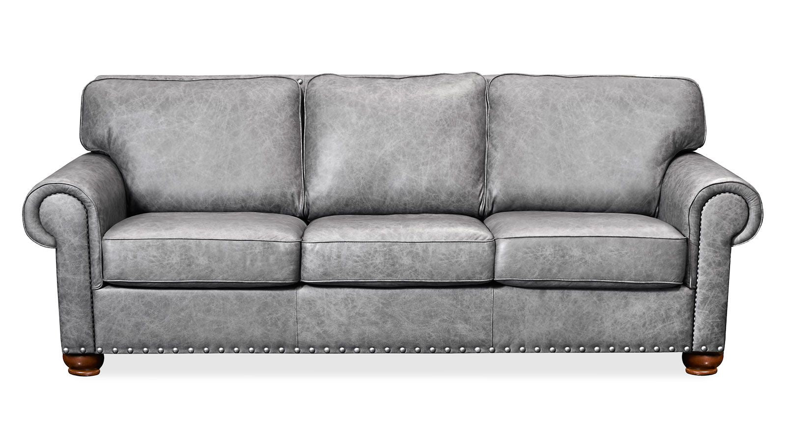 November Sky Leather Sofa