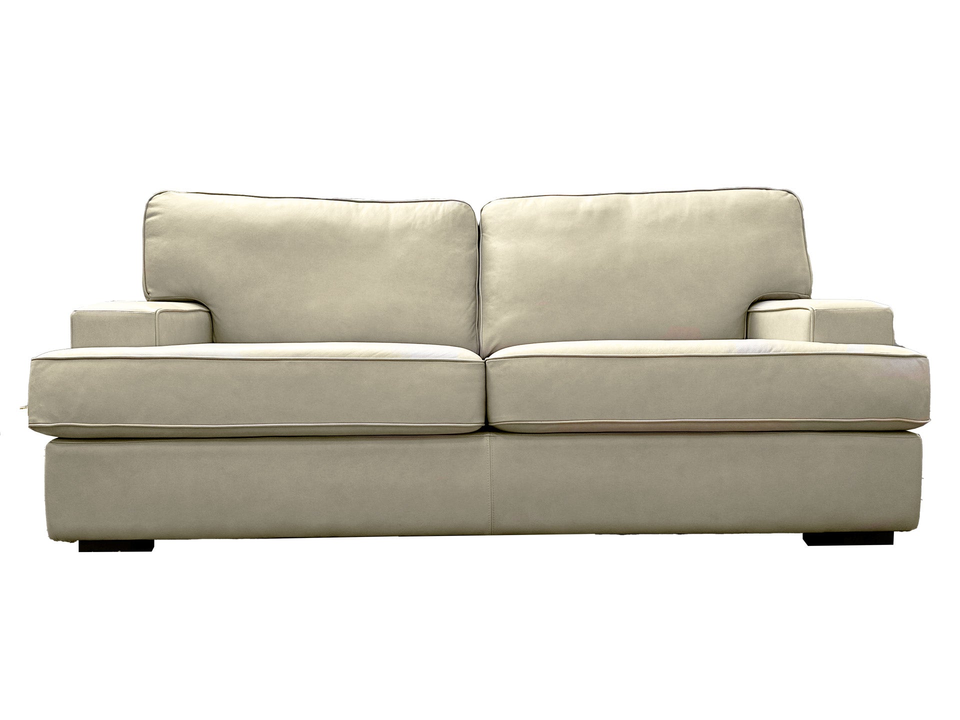 Pumice Texas Leather Loveseat