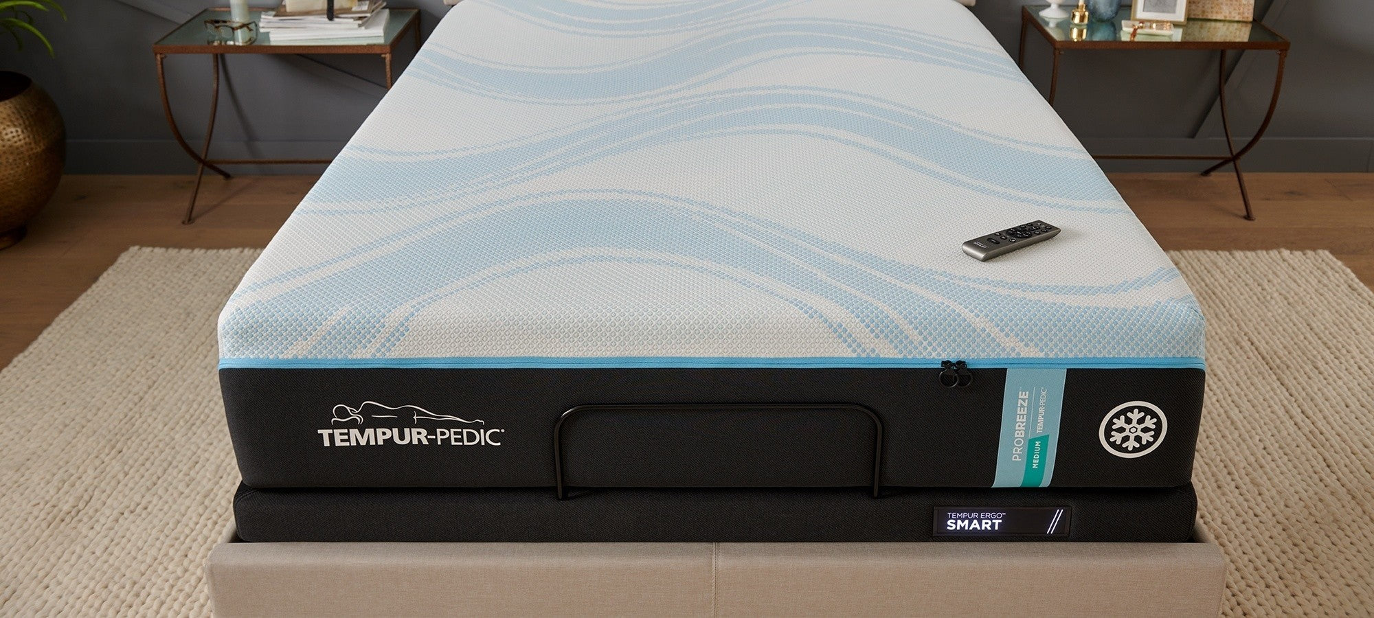 Queen Size Pro Breeze 2.0 Medium Hybrid Mattress - Tempur-Pedic 3 Queen Size Pro Breeze 2.0 Medium Hybrid Mattress - Tempur-Pedic