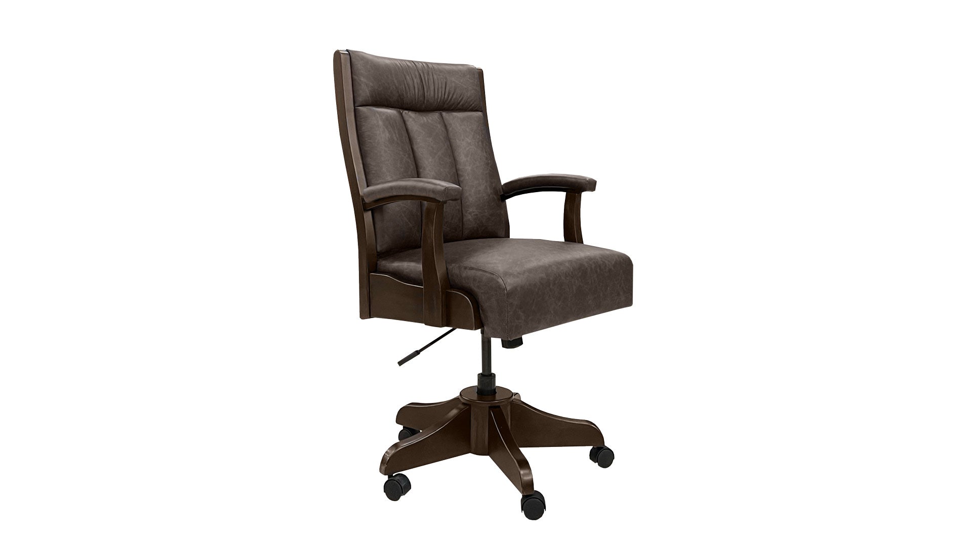Roxbury Tobacco Leather Desk Chair
