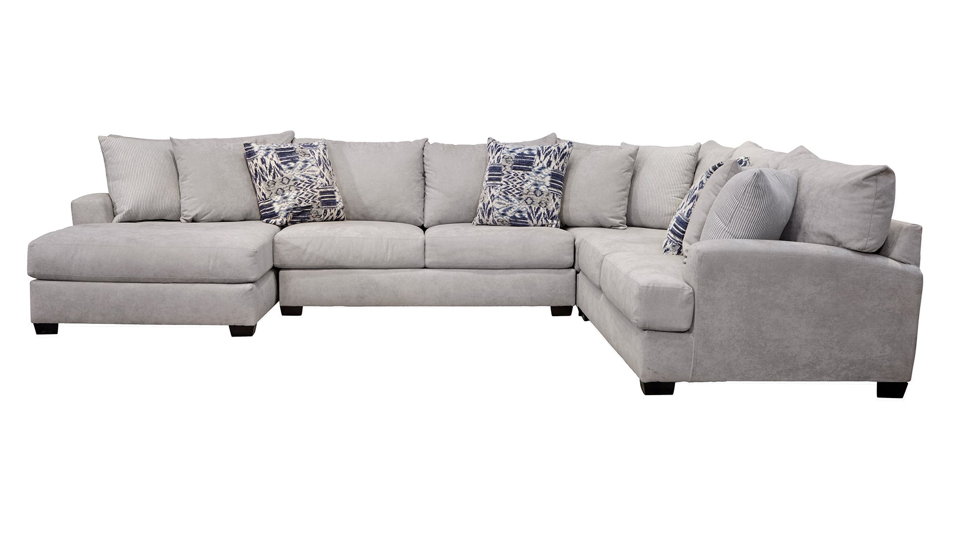 Sensation Dove Left Side Facing Chaise Sectional