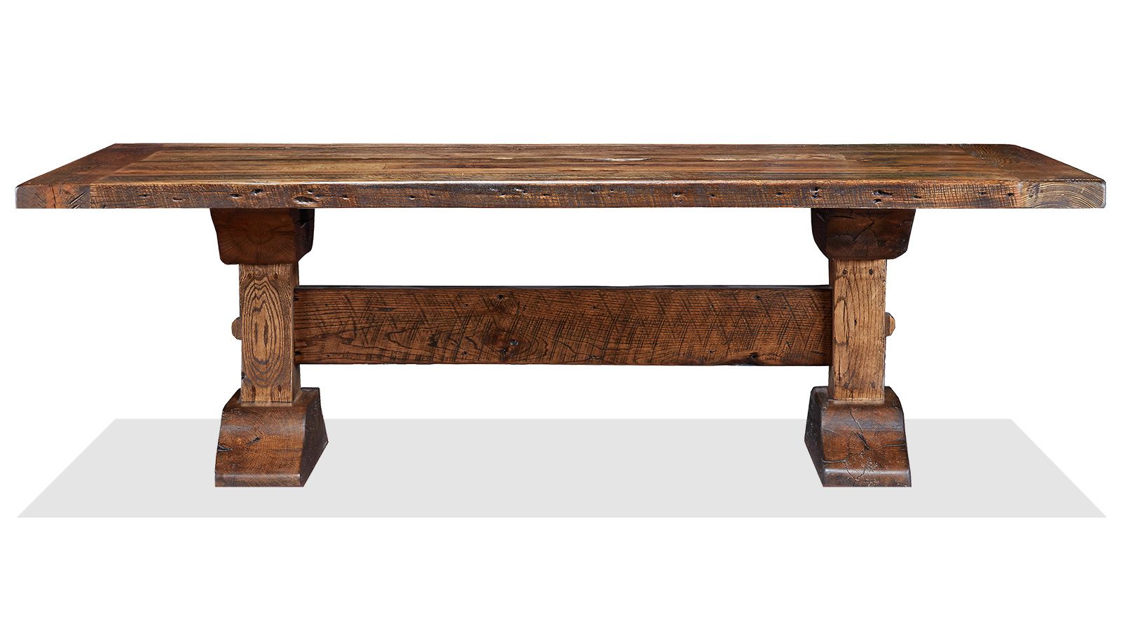 The Lexington 96" Reclaimed Oak Dining Table