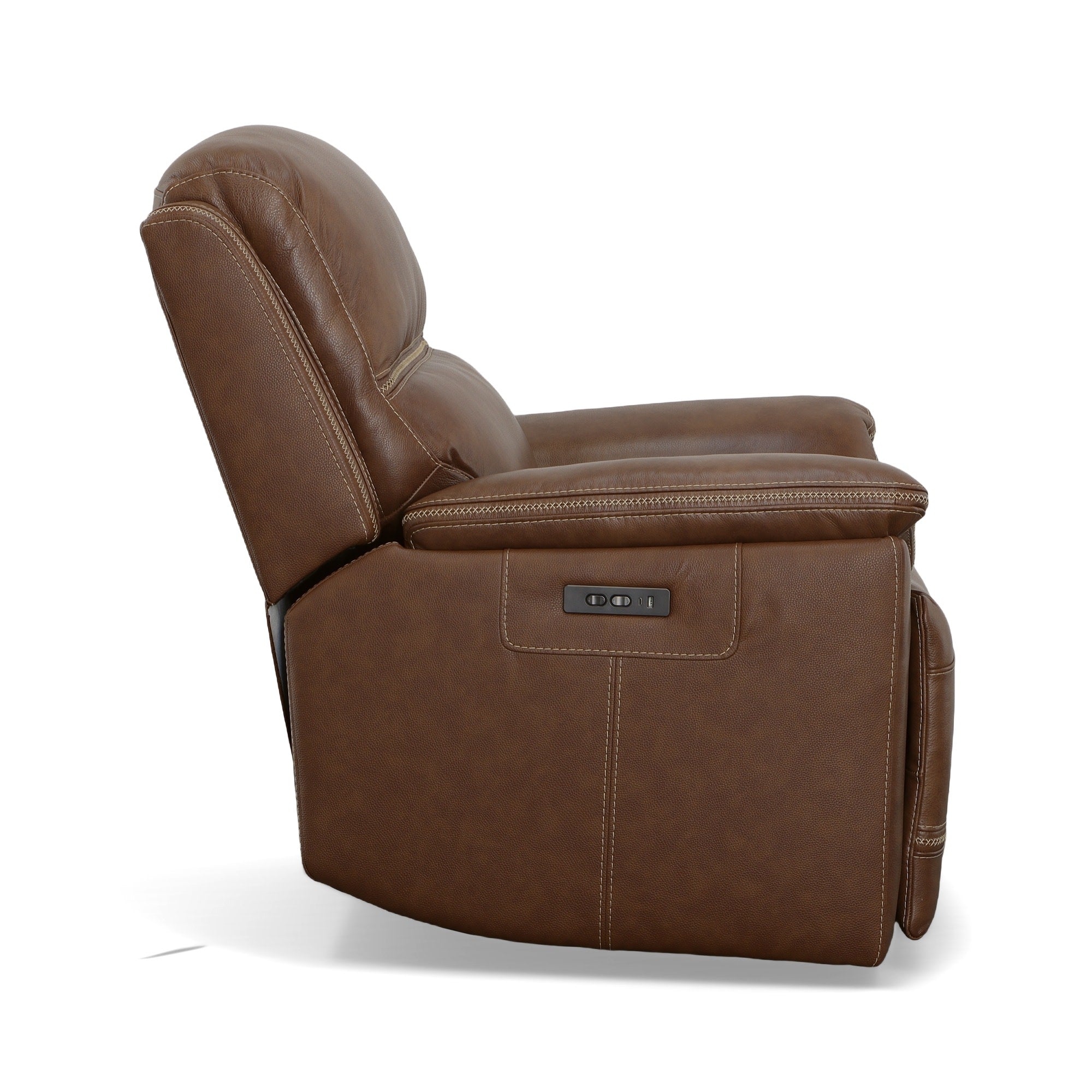 Jackson Whiskey Leather Power Recliner with Power Headrest 5 Jackson Whiskey Leather Power Recliner with Power Headrest
