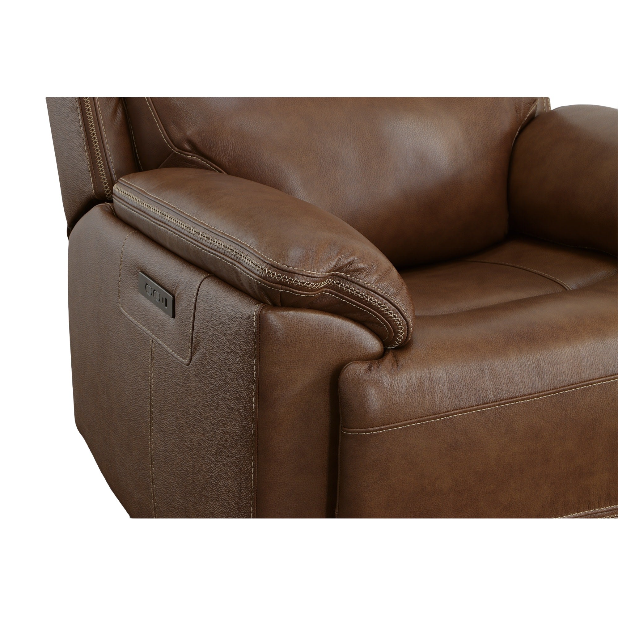 Jackson Whiskey Leather Power Recliner with Power Headrest 10 Jackson Whiskey Leather Power Recliner with Power Headrest