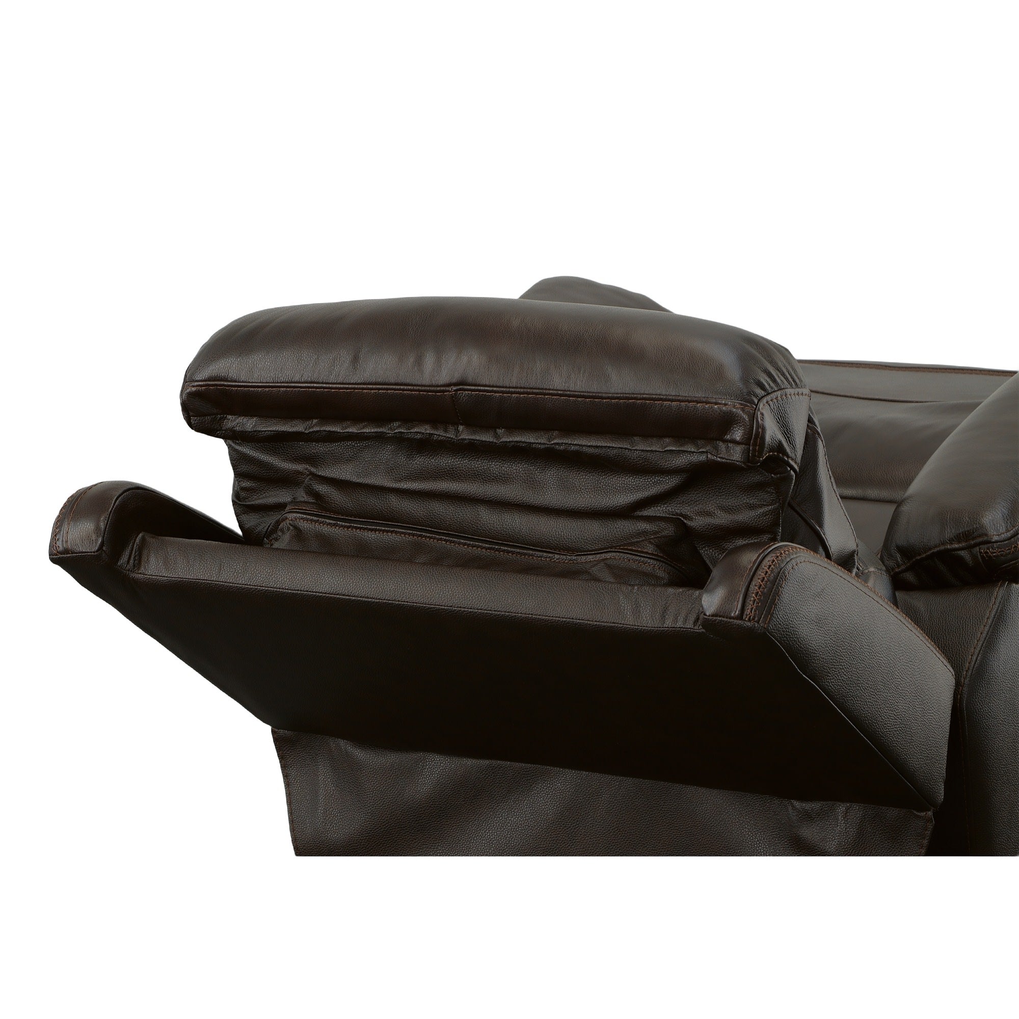 Jackson Dark Brown Leather Power Recliner with Power Headrest 11 Jackson Dark Brown Leather Power Recliner with Power Headrest