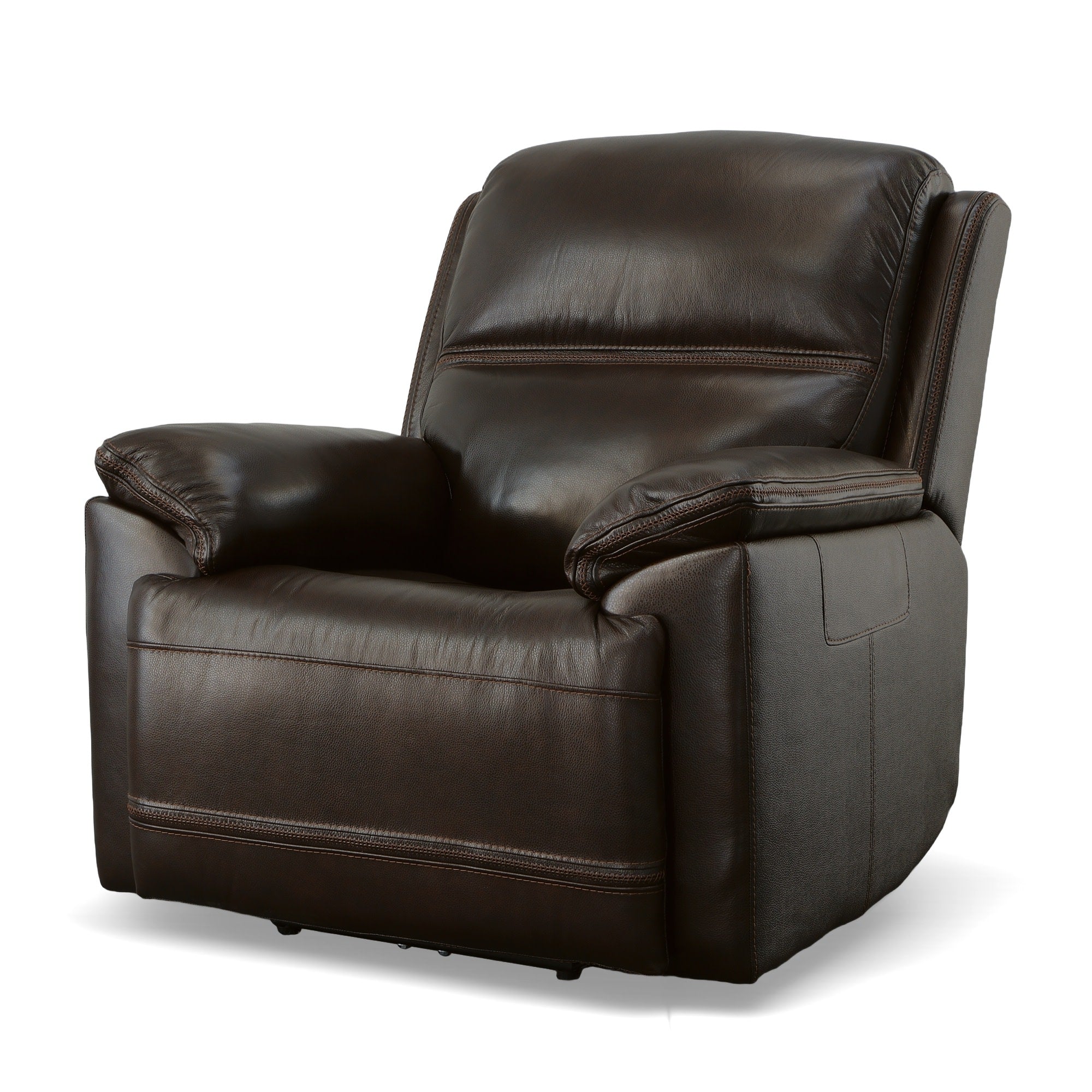 Jackson Dark Brown Leather Power Recliner with Power Headrest 6 Jackson Dark Brown Leather Power Recliner with Power Headrest