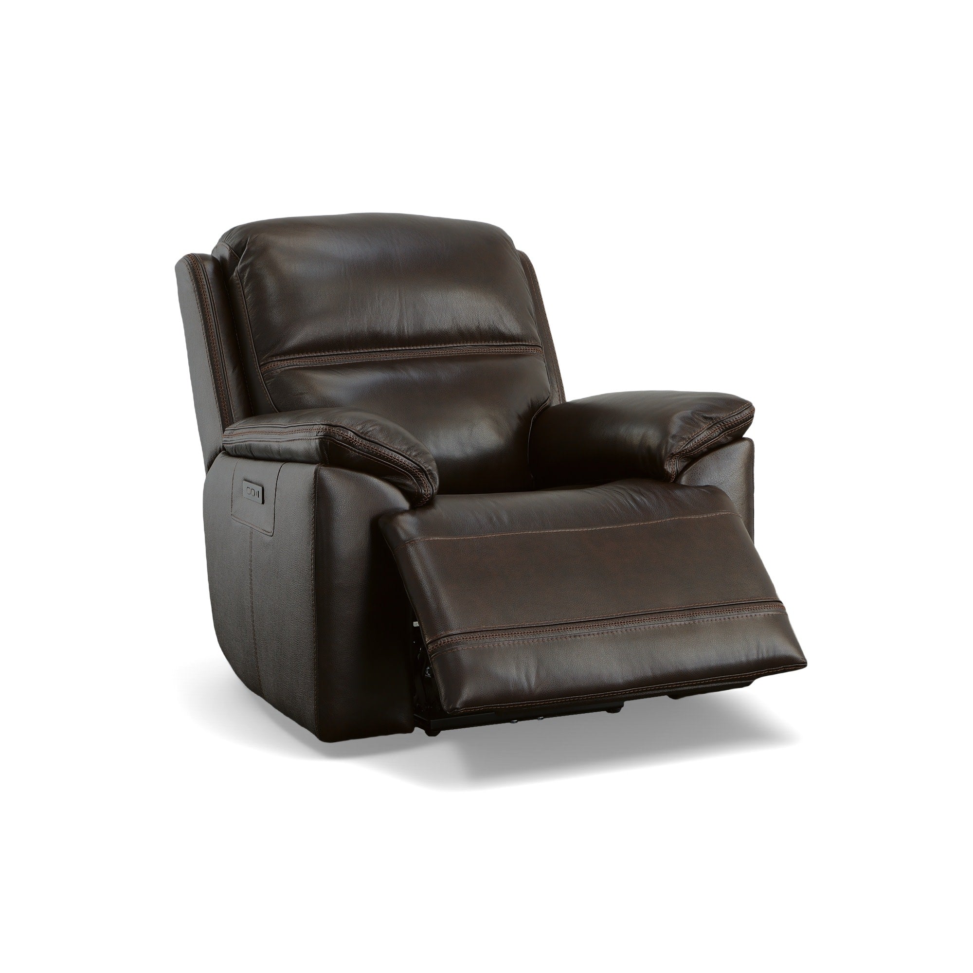Jackson Dark Brown Leather Power Recliner with Power Headrest 7 Jackson Dark Brown Leather Power Recliner with Power Headrest