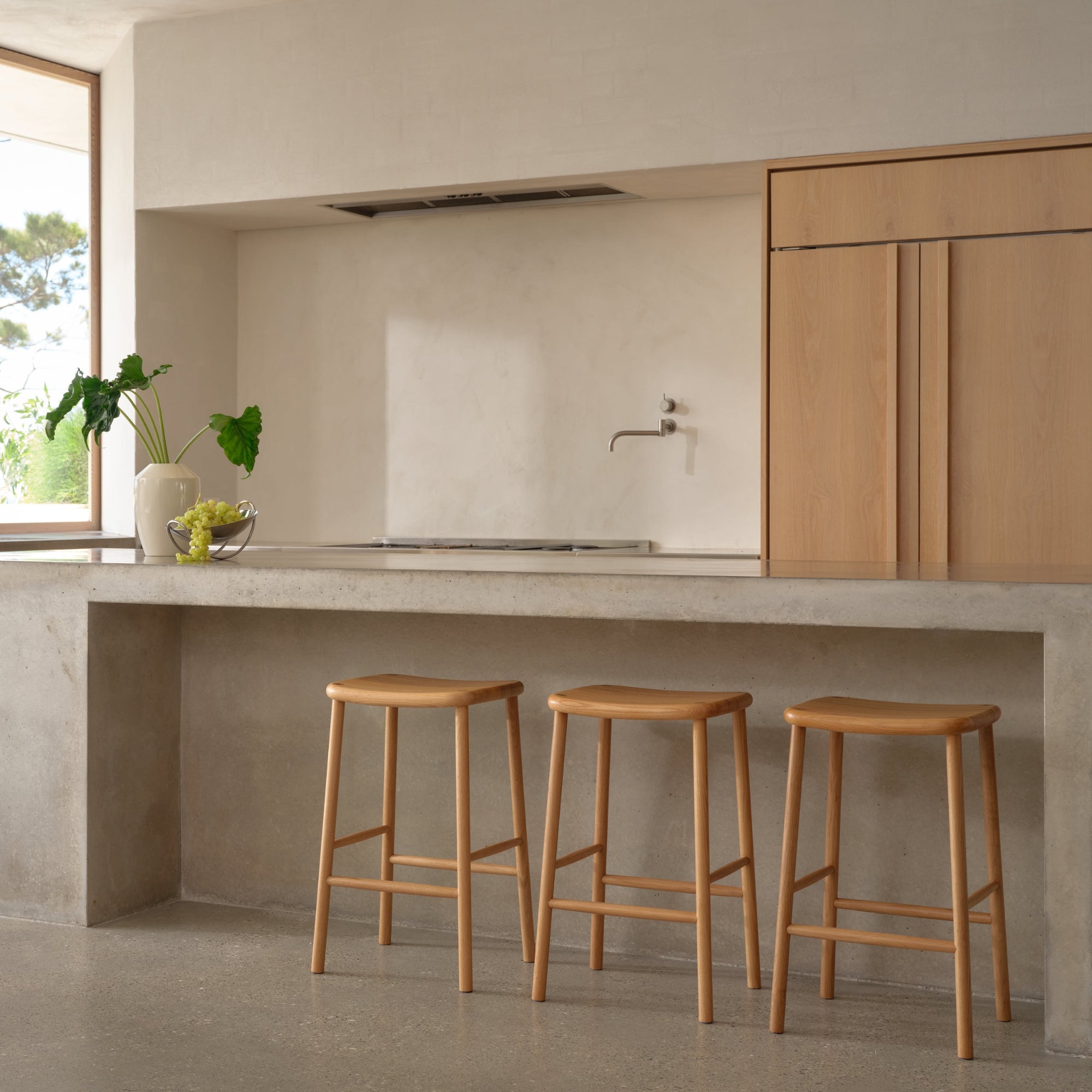 Anton Bar Stool - Solid Oak 3 Anton Bar Stool - Solid Oak
