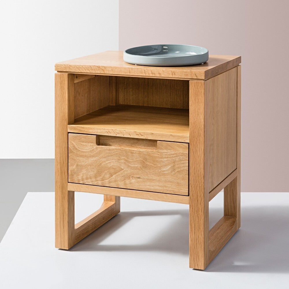 Bruno Bedside Table - Solid Oak 3 Bruno Bedside Table - Solid Oak