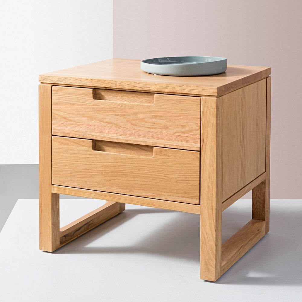 Bruno Bedside Table - Solid Oak 4 Bruno Bedside Table - Solid Oak