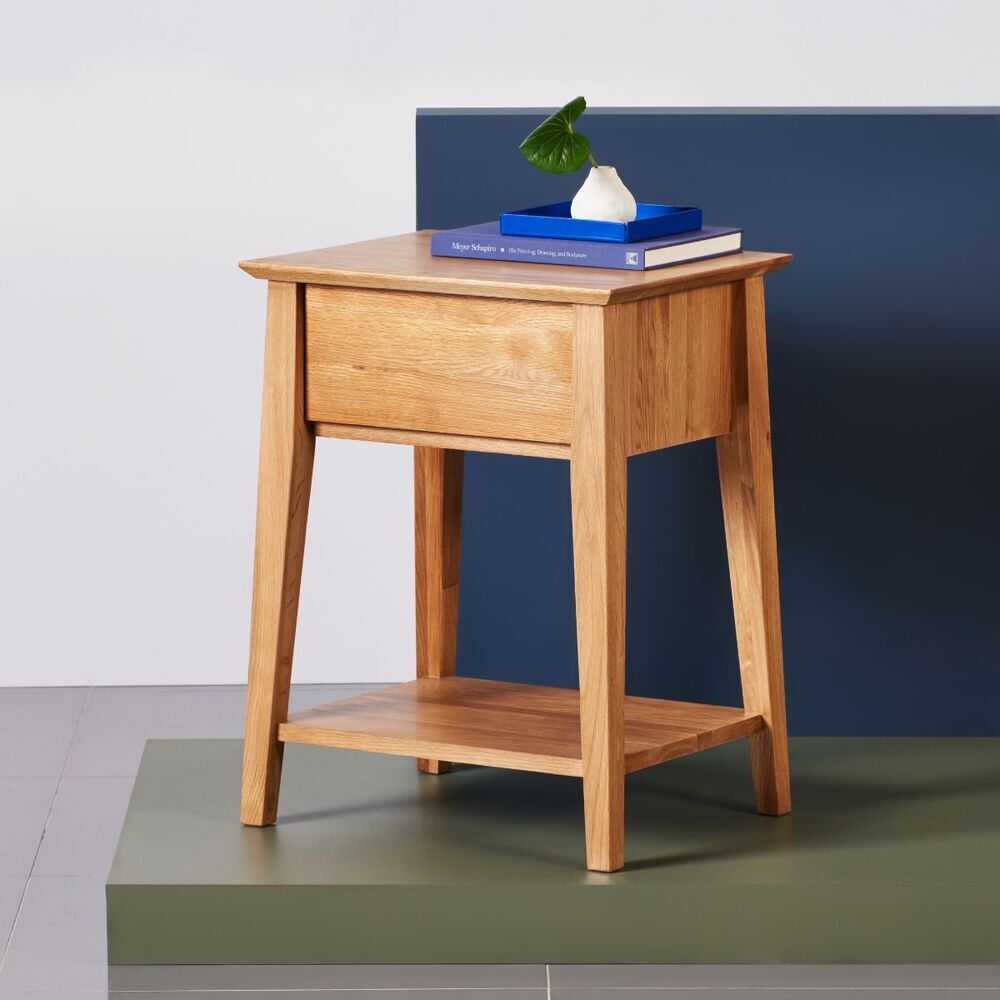 Jolanda Bedside Table - Solid Oak 4 Jolanda Bedside Table - Solid Oak