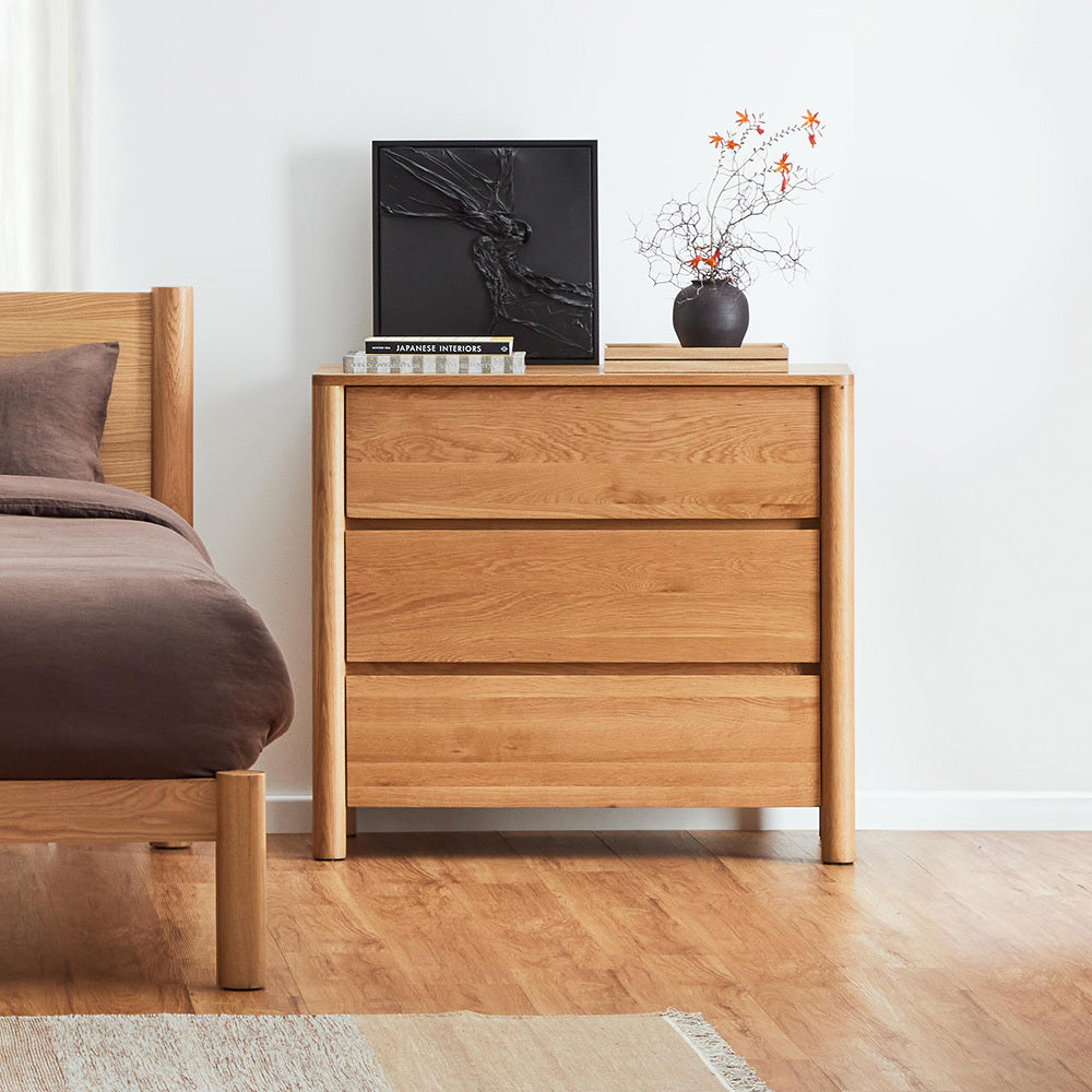 Olivia Chest of Drawers - Solid Oak