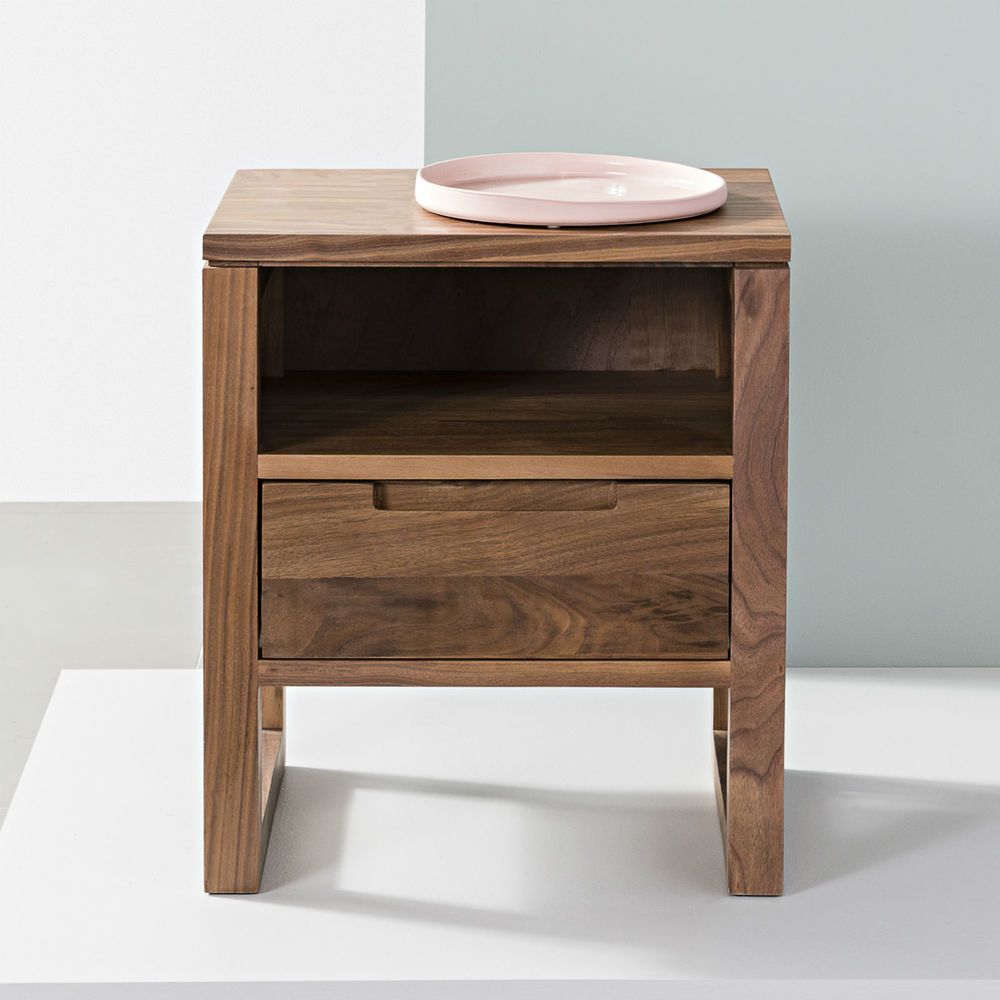 Bruno Bedside Table - Solid Walnut 3 Bruno Bedside Table - Solid Walnut