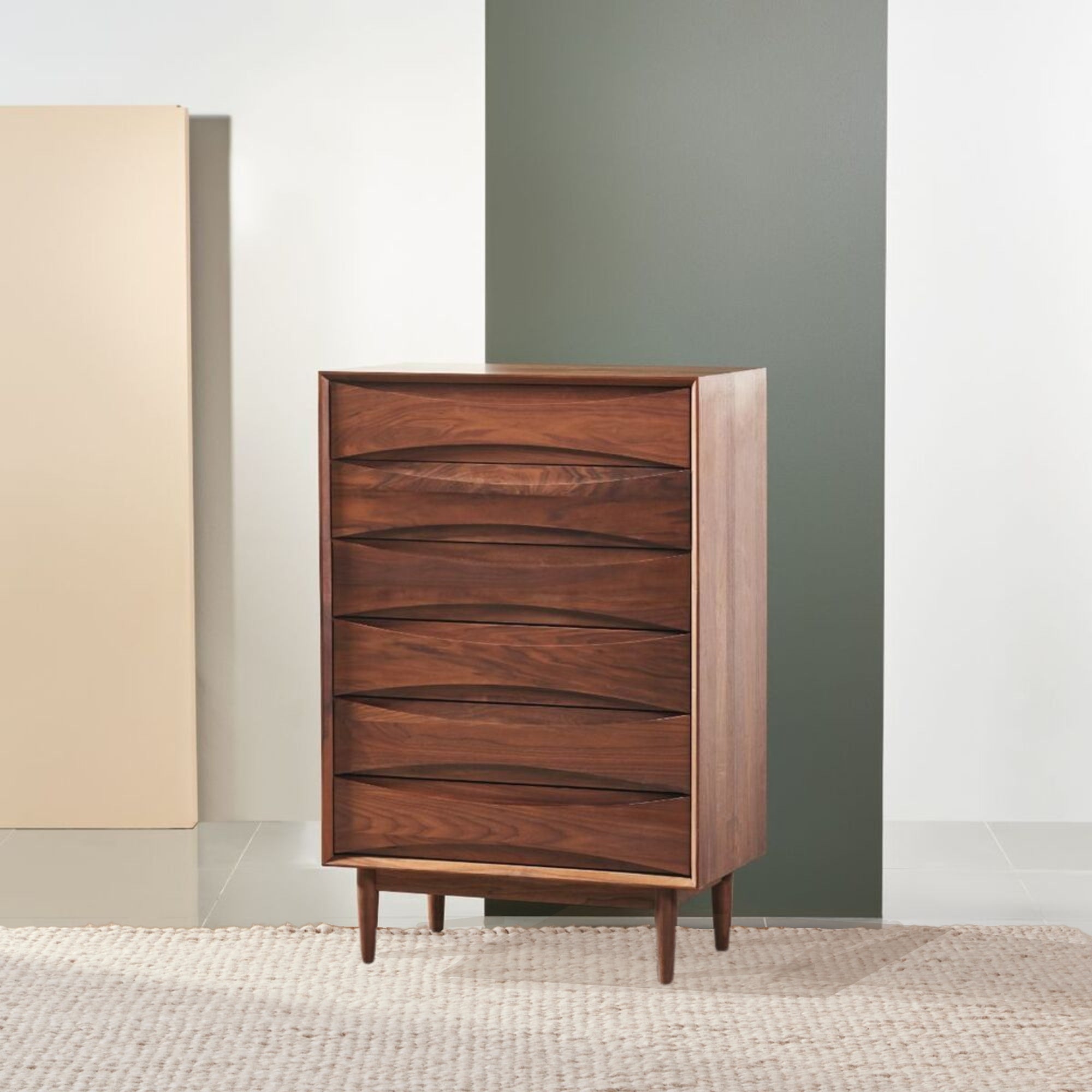 Arne Tallboy - Solid Walnut 3 Arne Tallboy - Solid Walnut