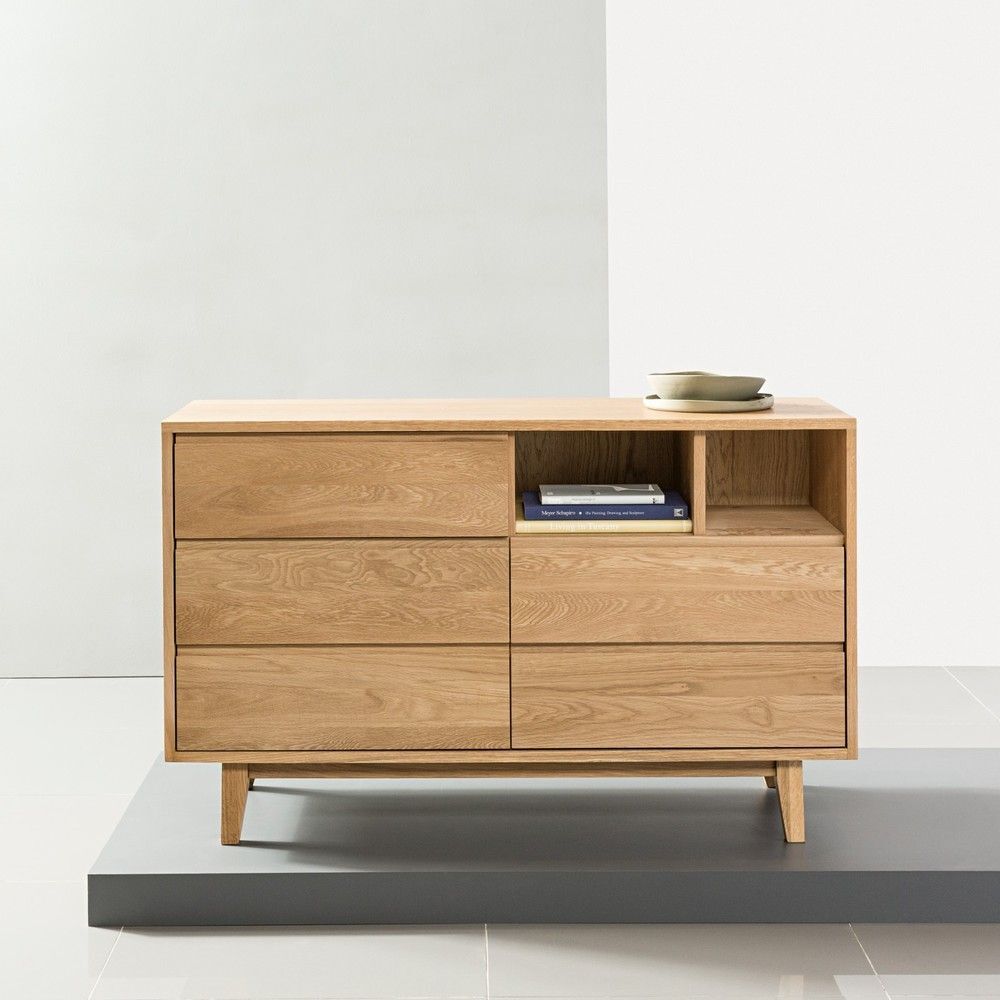 Bastian Chest of Drawers - Solid Oak