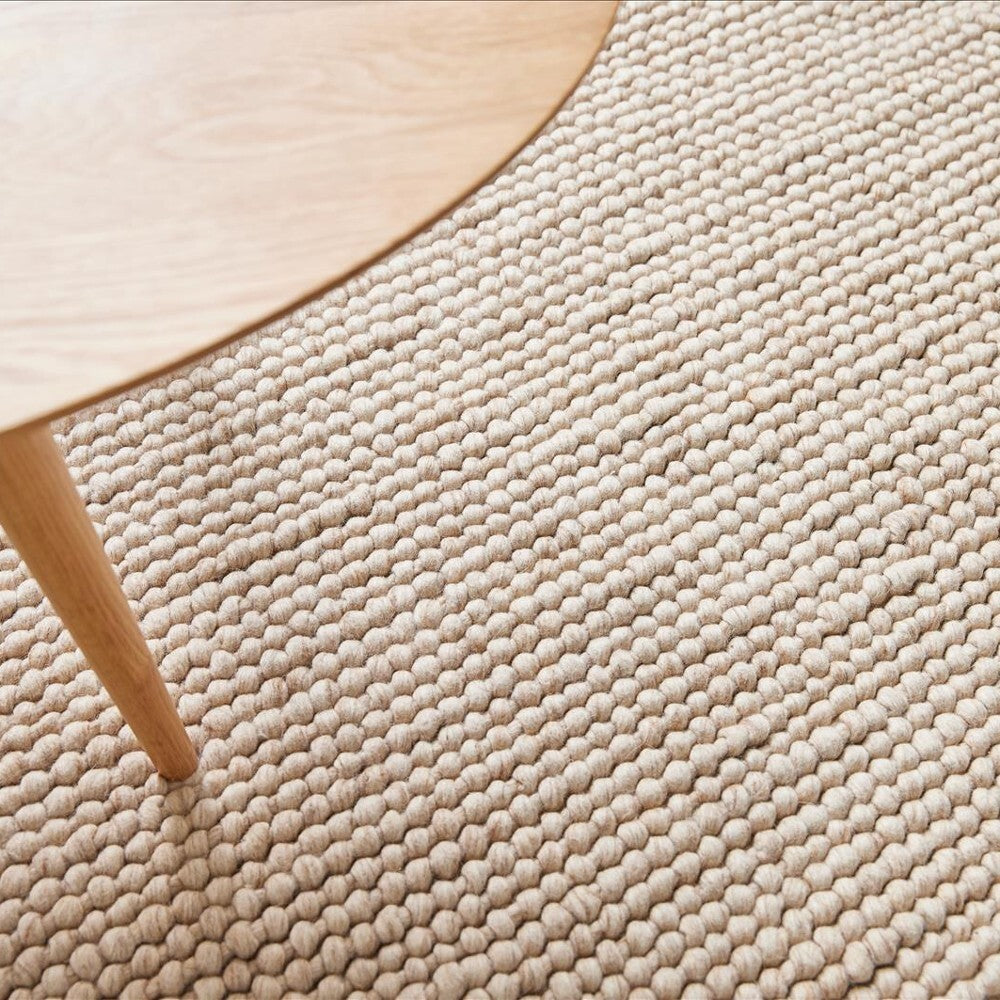 Layla Handwoven Loop Pile Wool Rug 4 Layla Handwoven Loop Pile Wool Rug