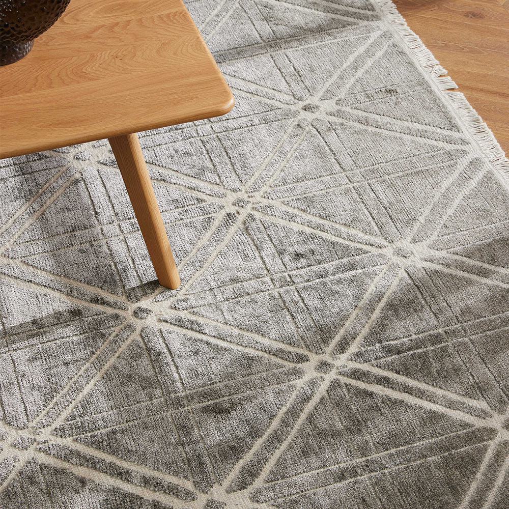 Korsa Hand Knotted Viscose & Wool Rug