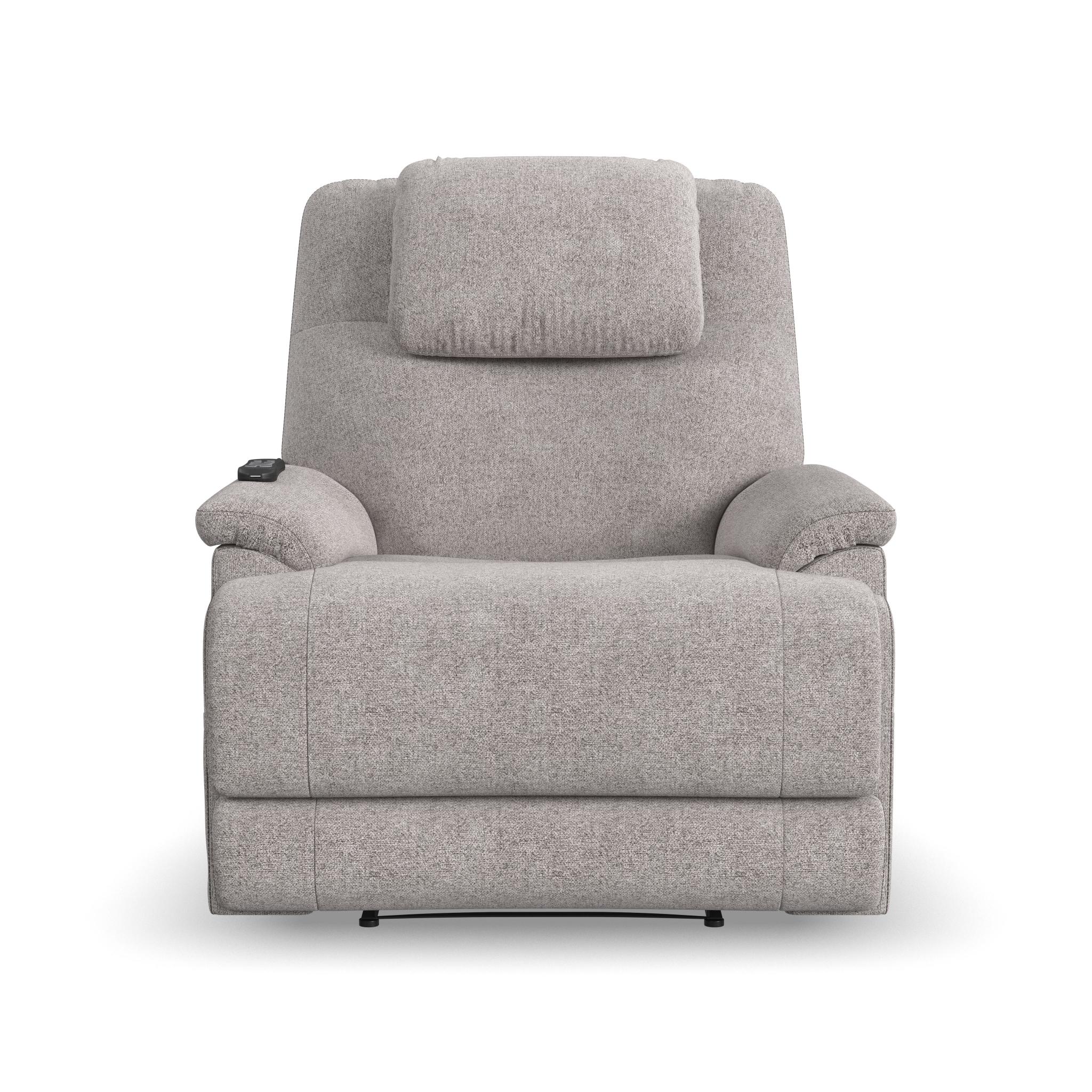 Zecliner Model 2 Petite Dove Fabric Power Lift Recliner with Power Headrest & Lumbar 4 Zecliner Model 2 Petite Dove Fabric Power Lift Recliner with Power Headrest & Lumbar
