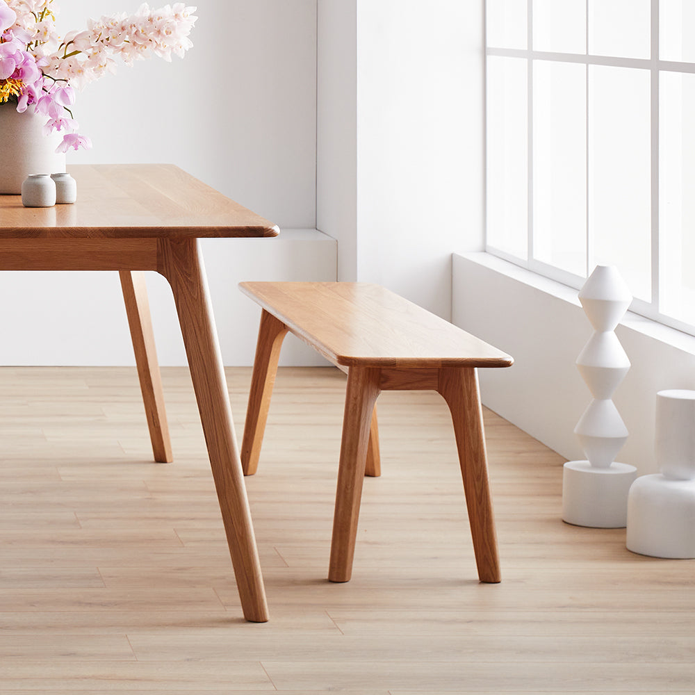 Magnus Bench - Solid Oak