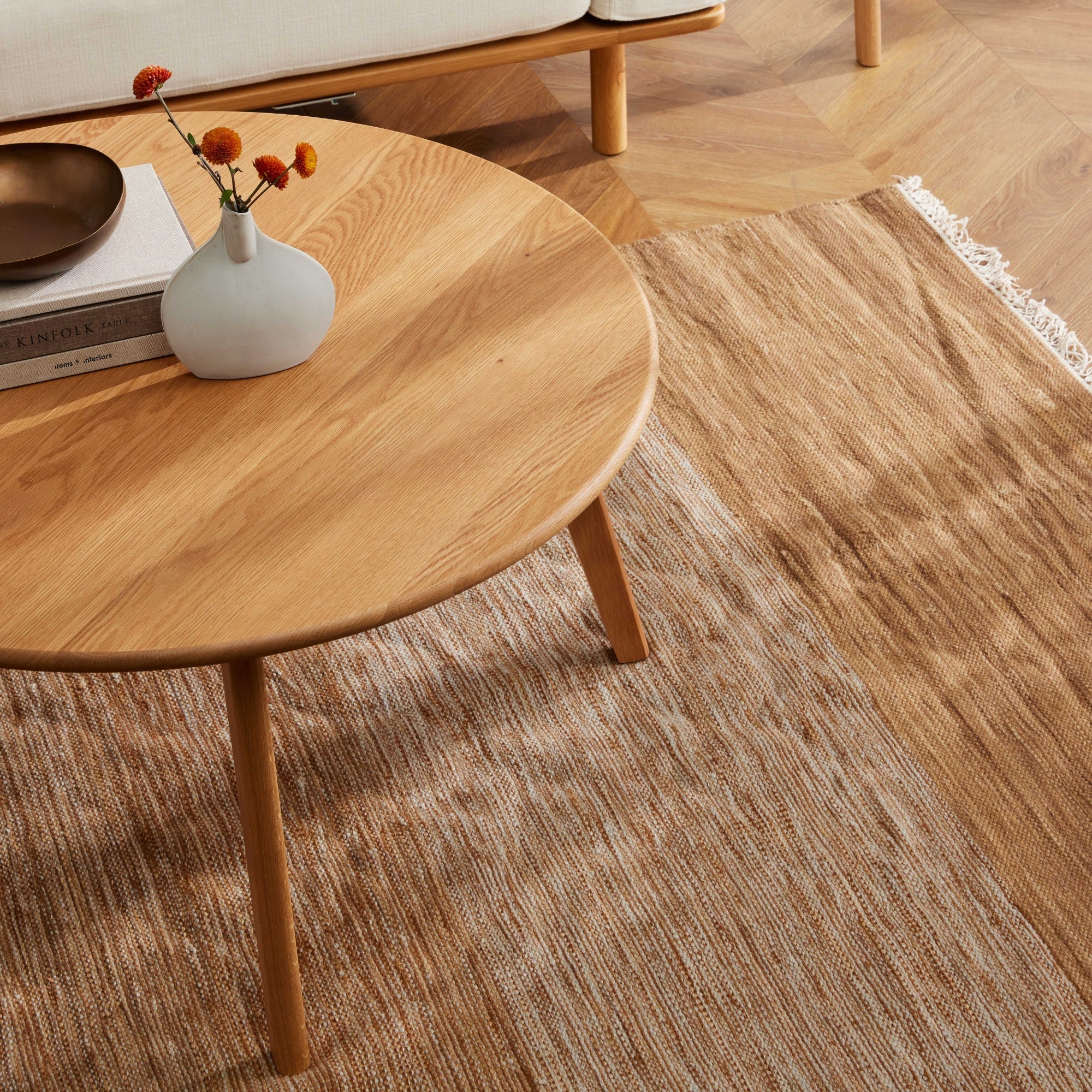 Magnus Round Coffee Table - Solid Oak