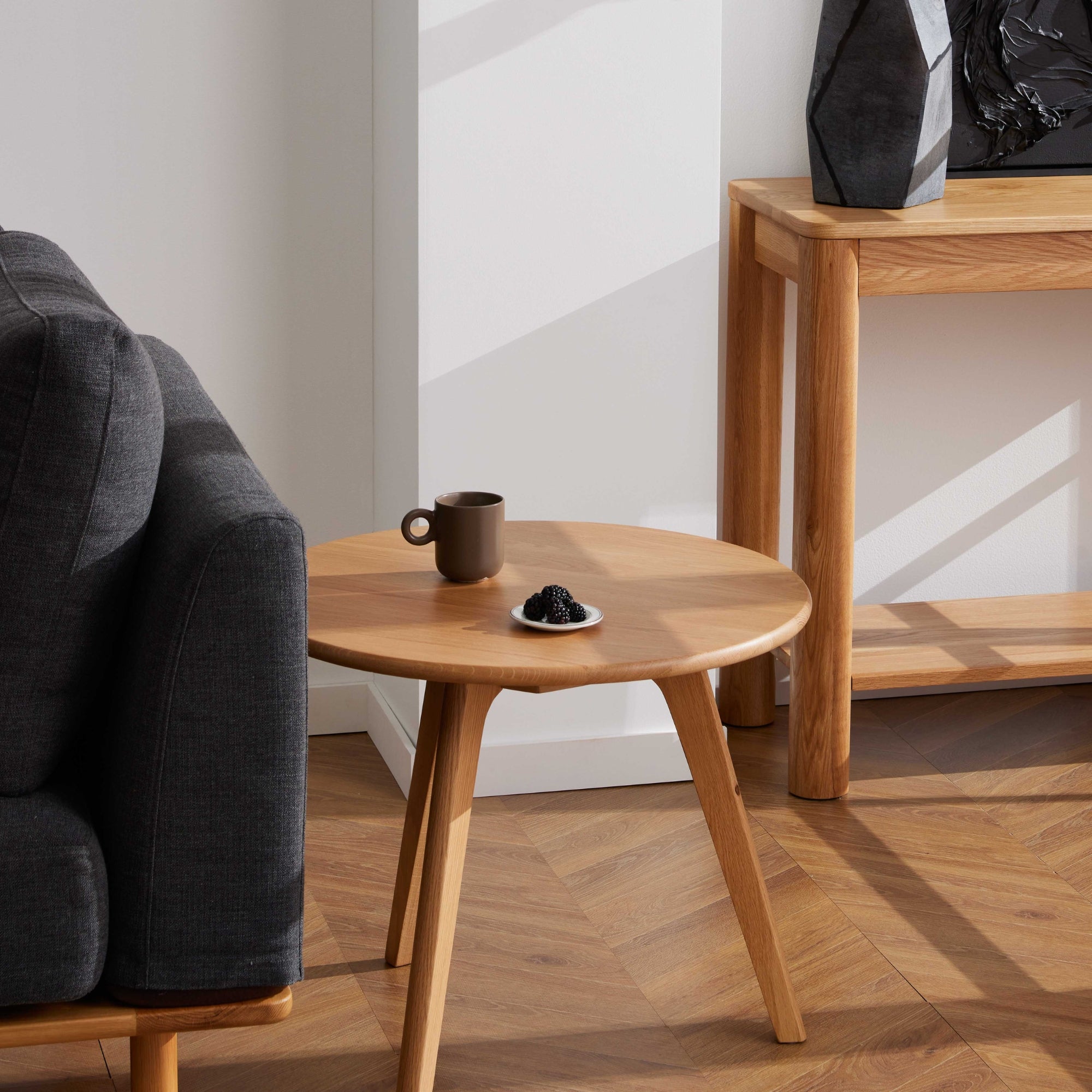 Magnus Side Table - Solid Oak