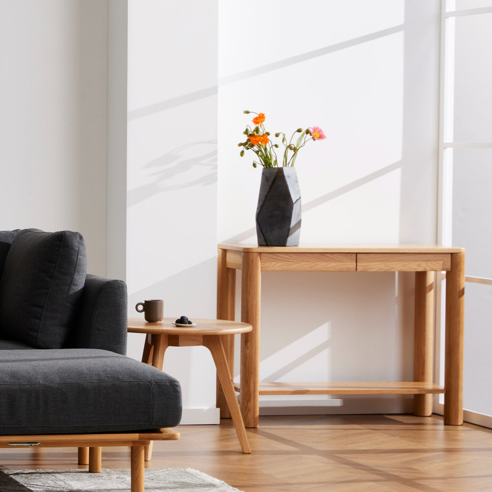 Olivia Console Table - Solid Oak